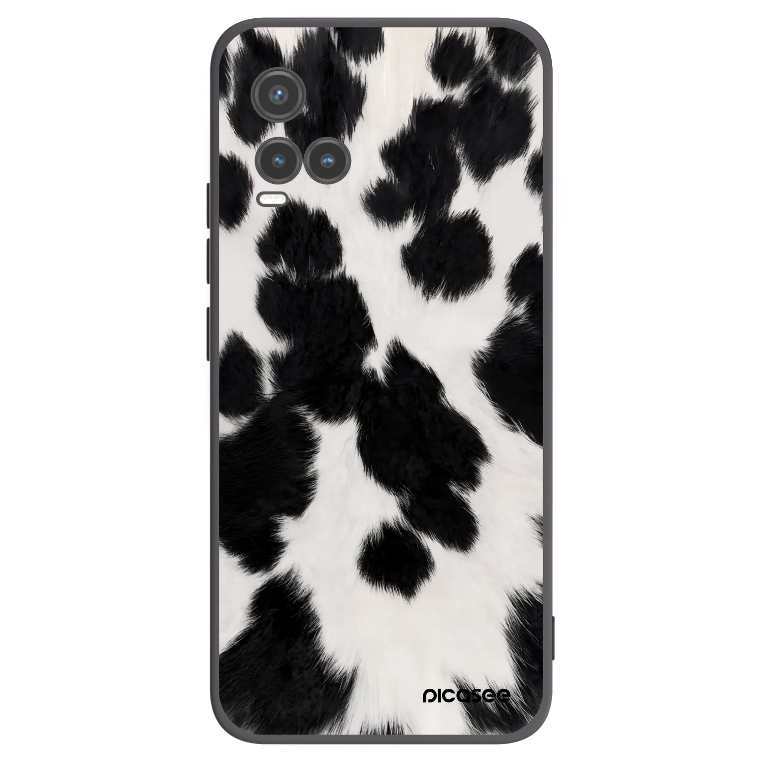 Picasee Vivo Y33s Hülle - Schwarzes Silikon - Black Moo
