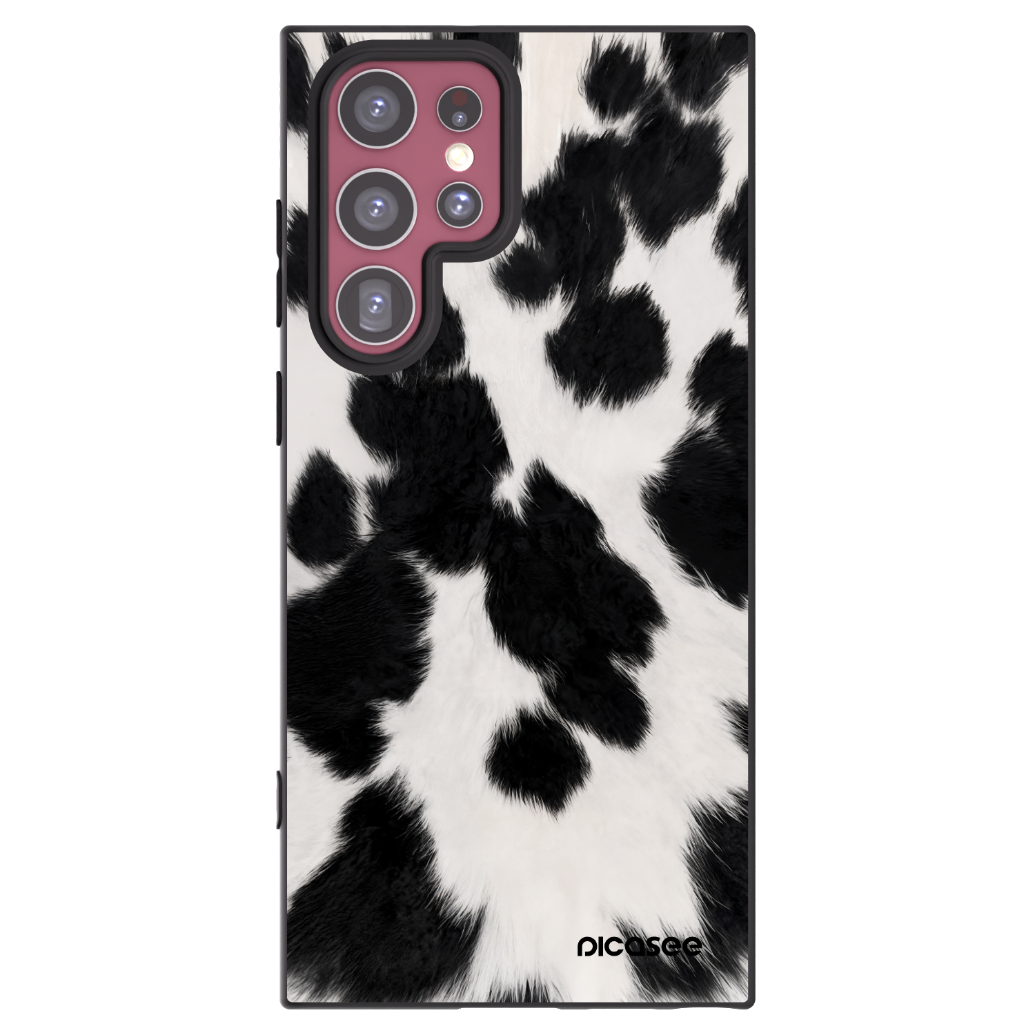 Picasee Samsung Galaxy S22 Ultra 5G Hülle - Schwarzes Silikon - Black Moo