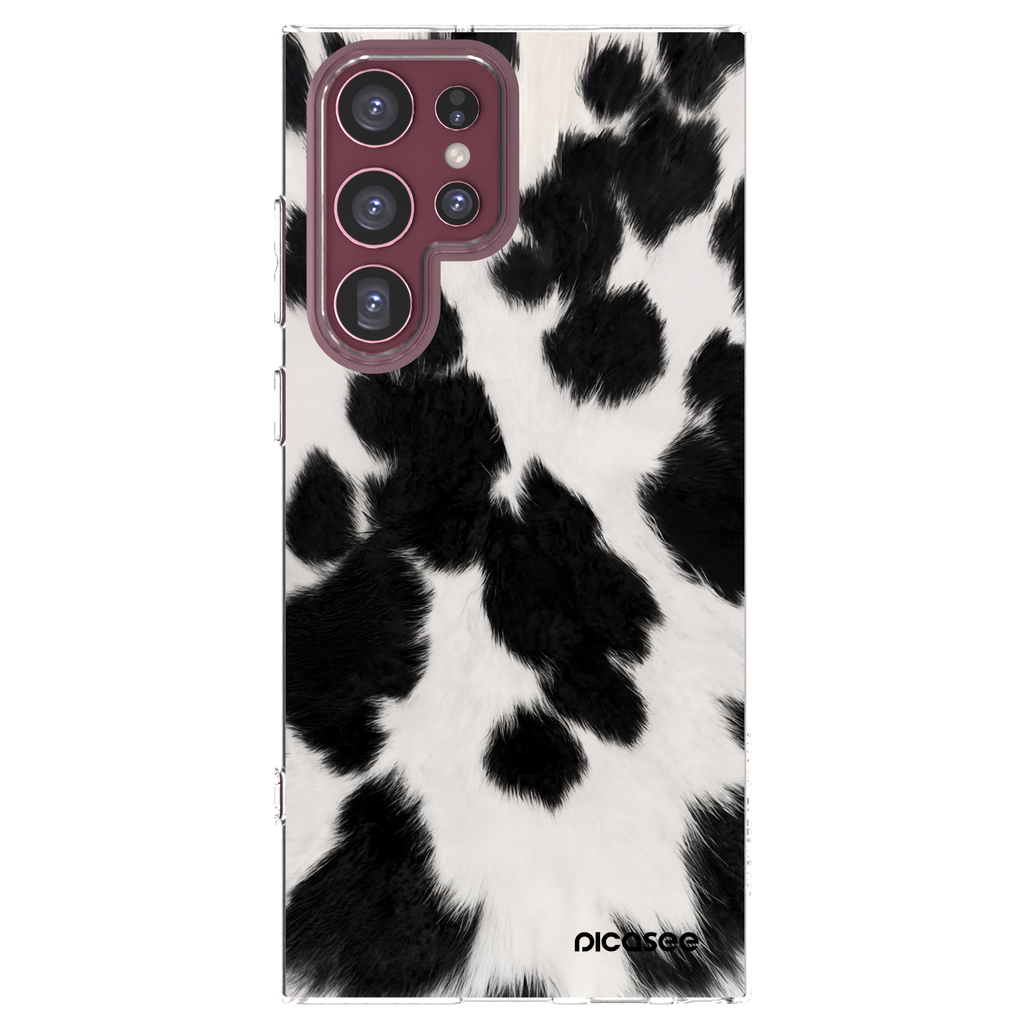 Picasee Samsung Galaxy S22 Ultra 5G Hülle - Transparentes Silikon - Black Moo
