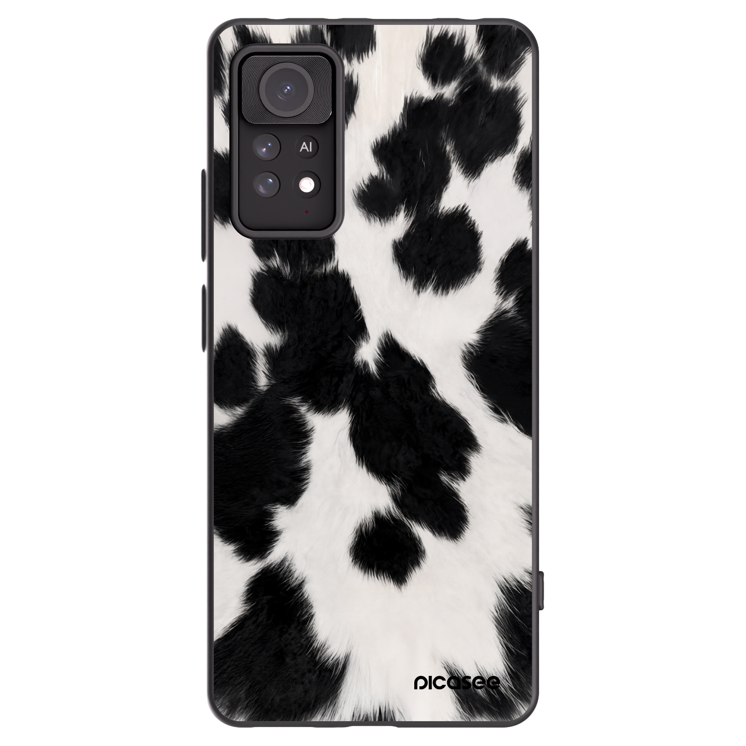 Picasee Xiaomi Redmi Note 11 Pro Hülle - Schwarzes Silikon - Black Moo