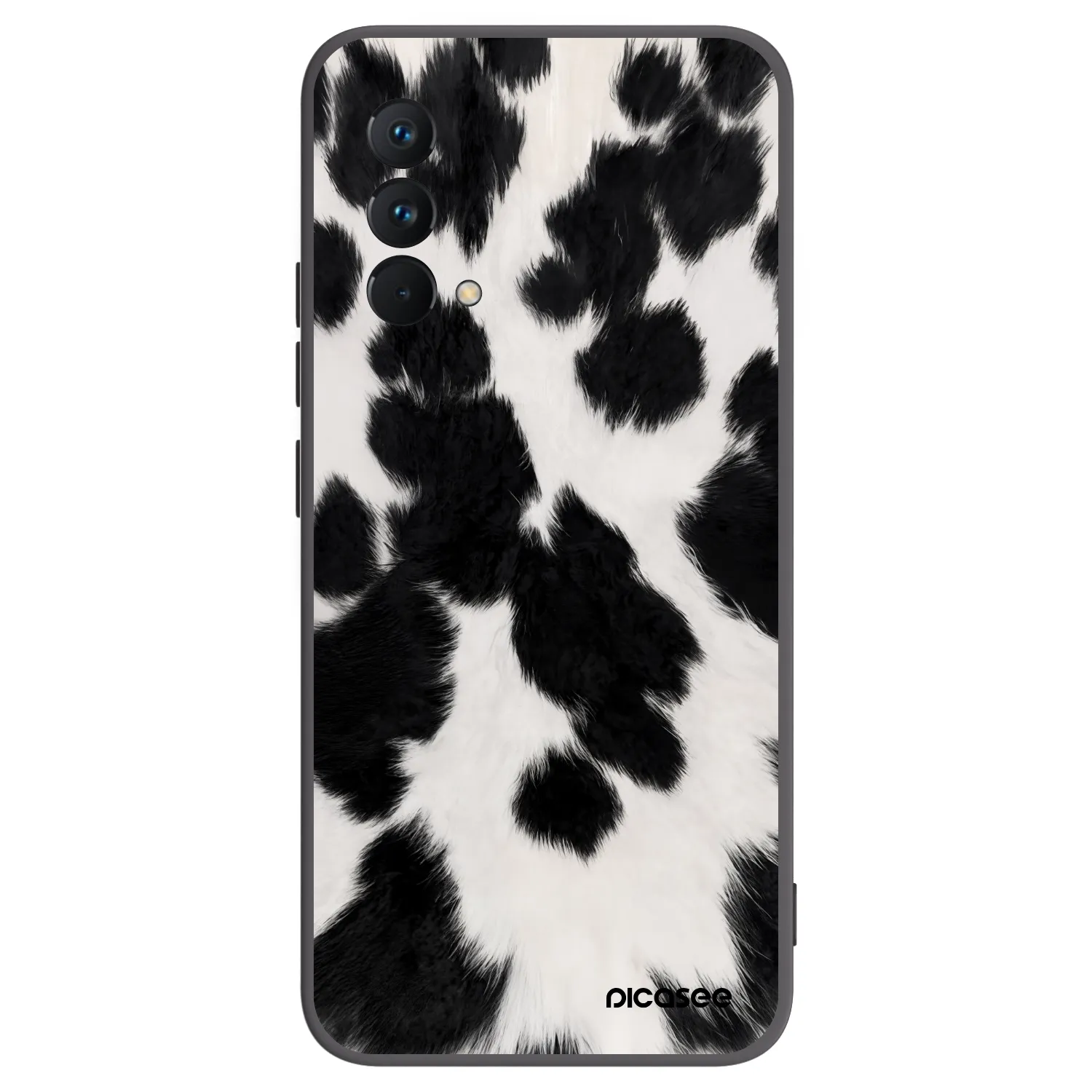 Picasee Realme GT Master Edition 5G Hülle - Schwarzes Silikon - Black Moo