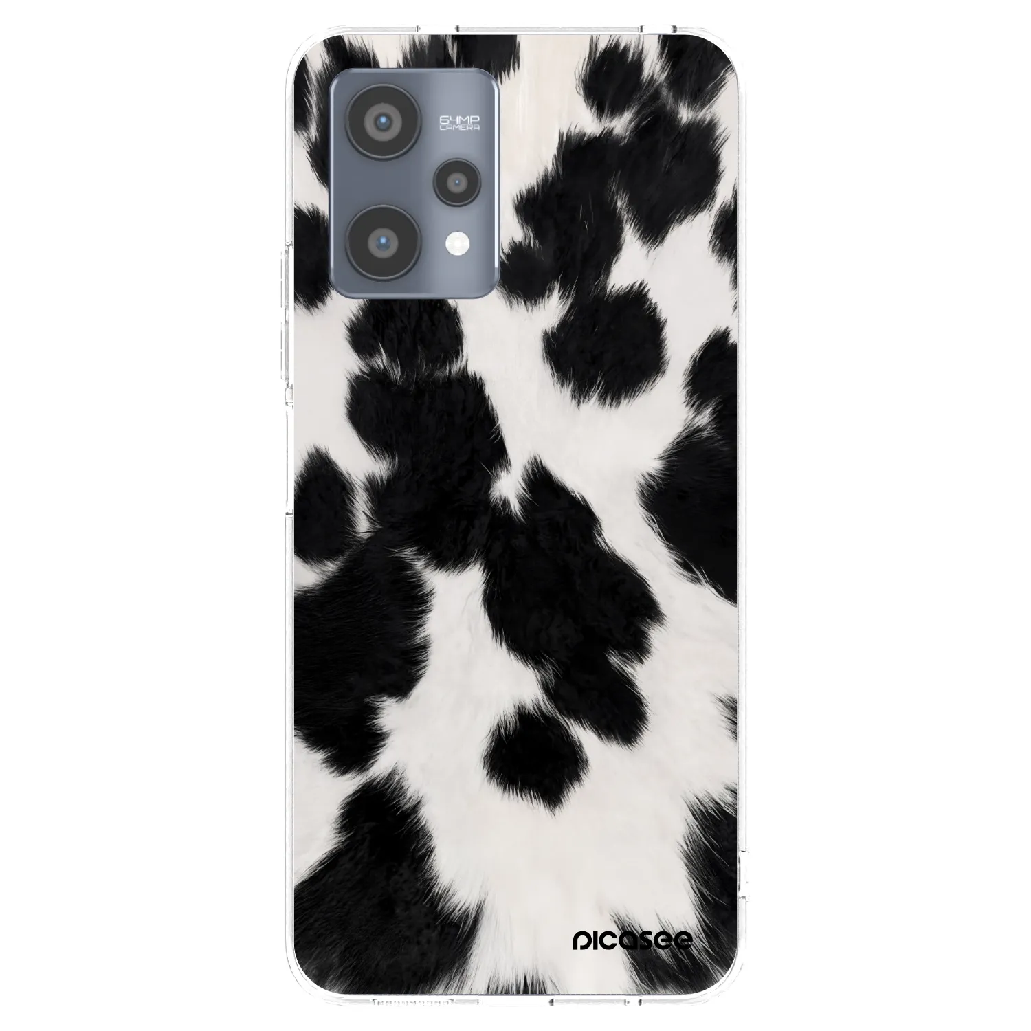 Picasee Realme 9 Pro 5G Hülle - Transparentes Silikon - Black Moo