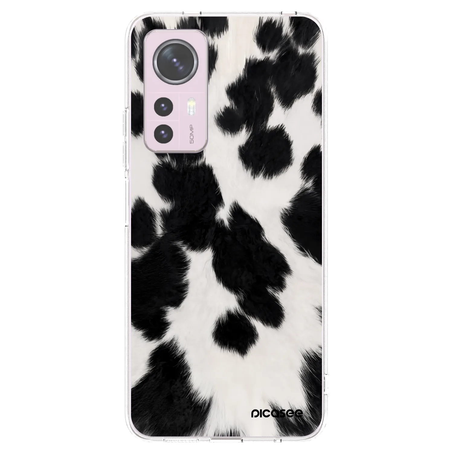 Picasee Xiaomi 12 Hülle - Transparentes Silikon - Black Moo