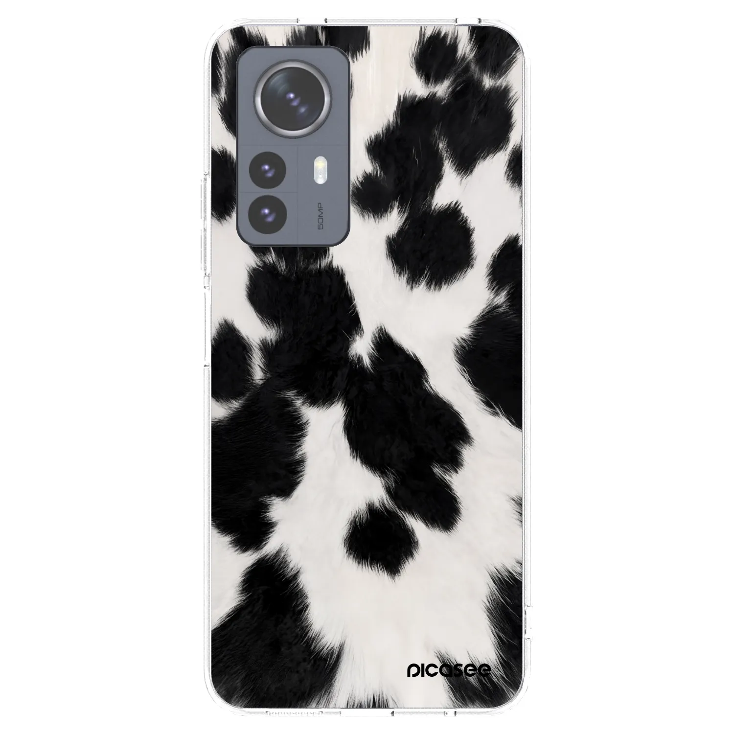 Picasee Xiaomi 12 Pro Hülle - Transparentes Silikon - Black Moo