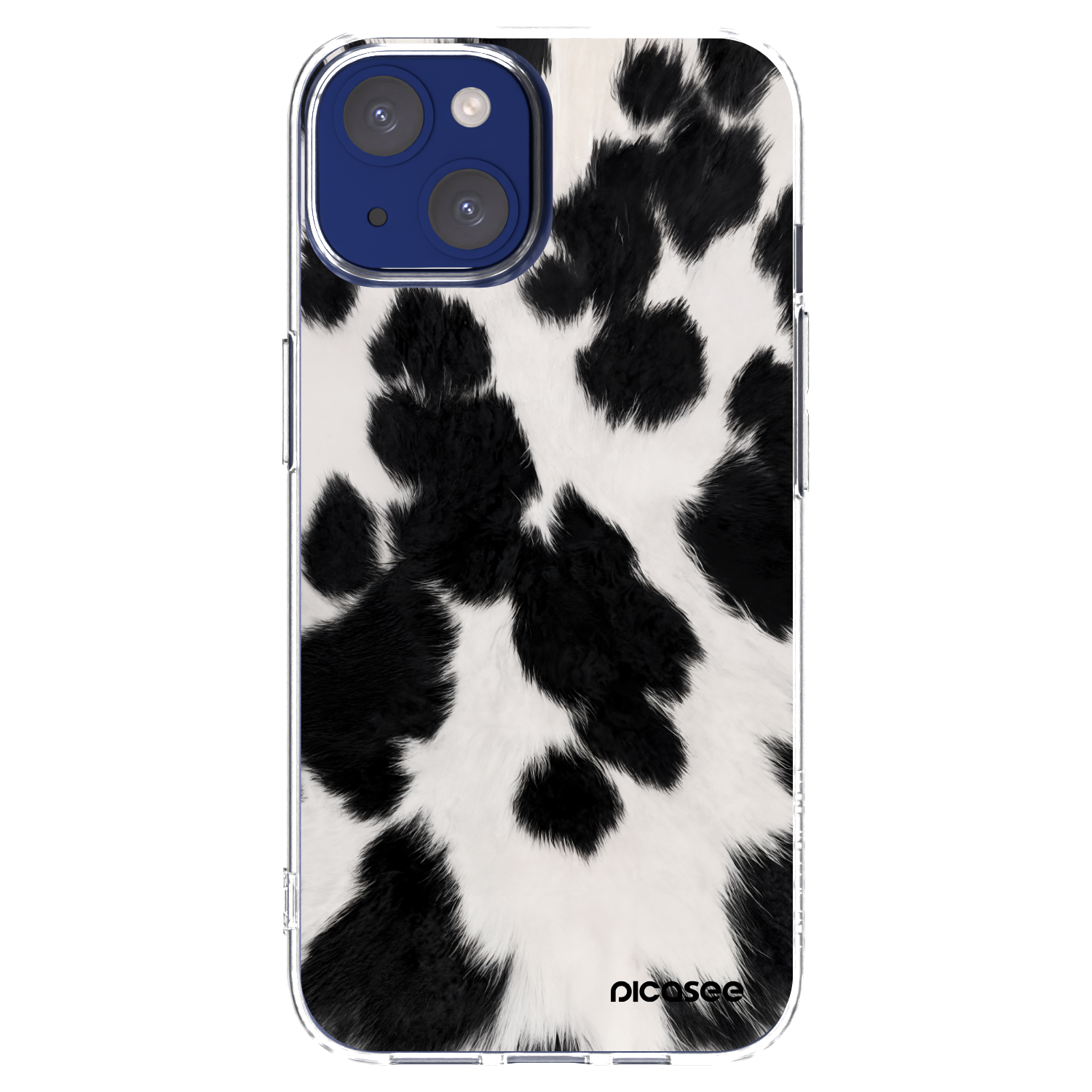 Picasee Apple iPhone 14 Hülle - Transparentes Silikon - Black Moo