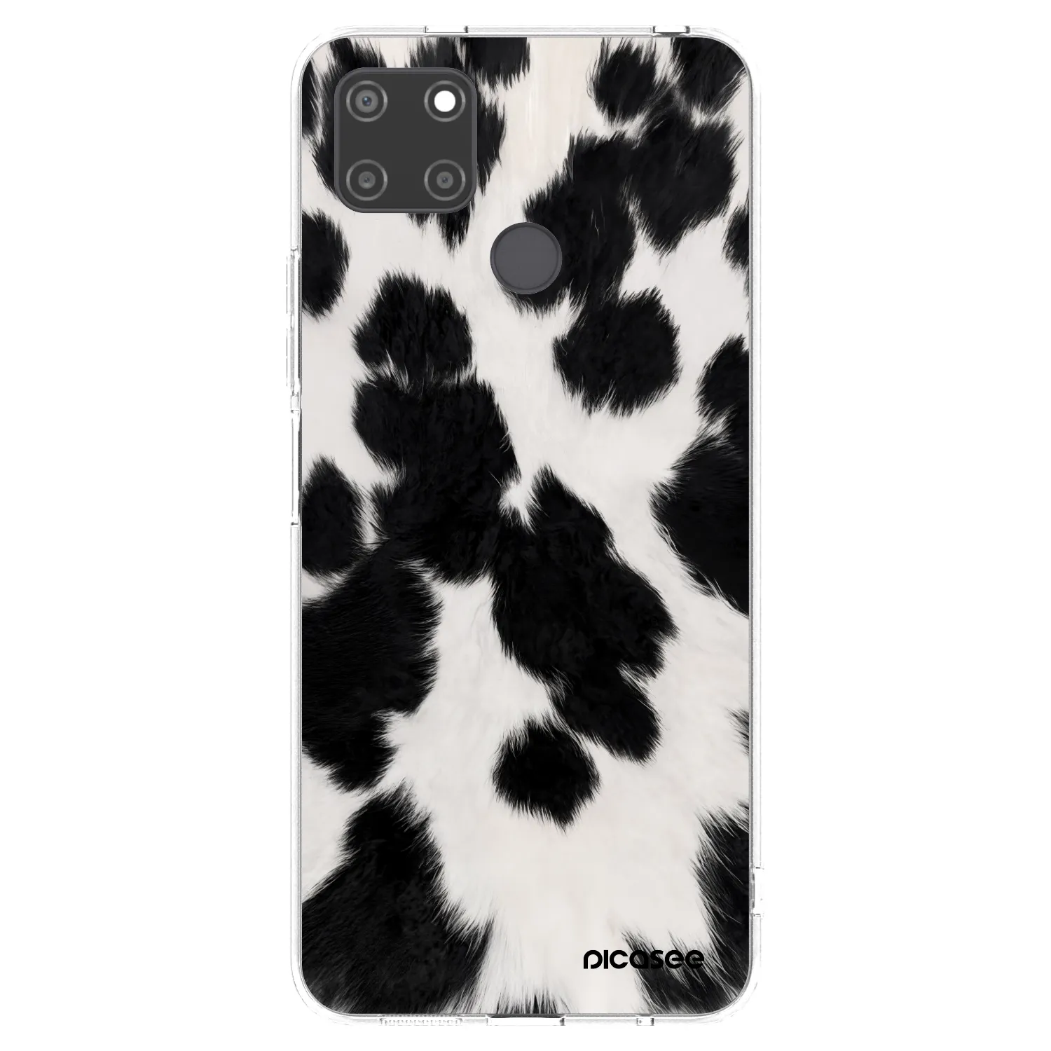 Picasee Realme C21Y Hülle - Transparentes Silikon - Black Moo