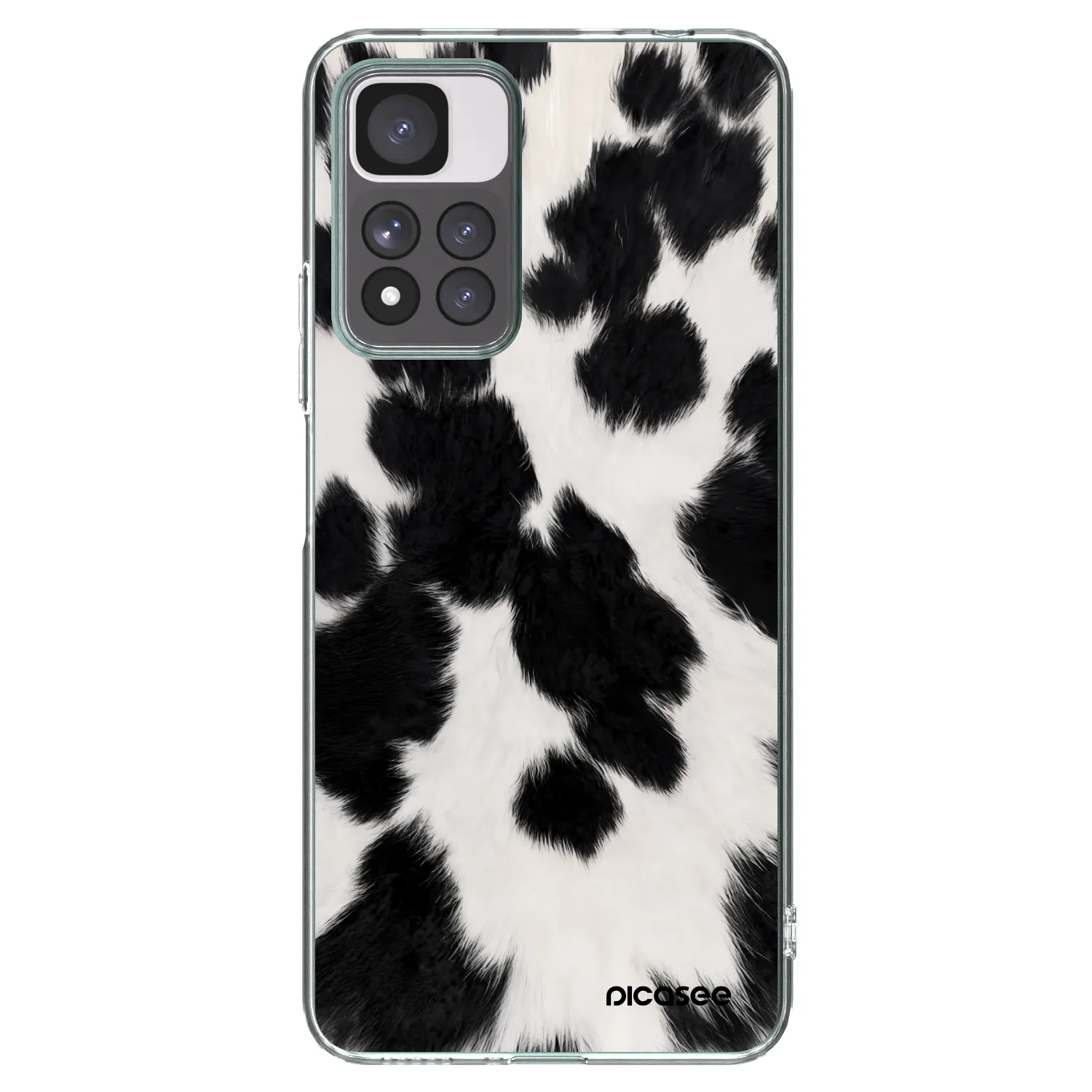 Picasee Xiaomi Redmi Note 11 Pro+ 5G Hülle - Transparentes Silikon - Black Moo