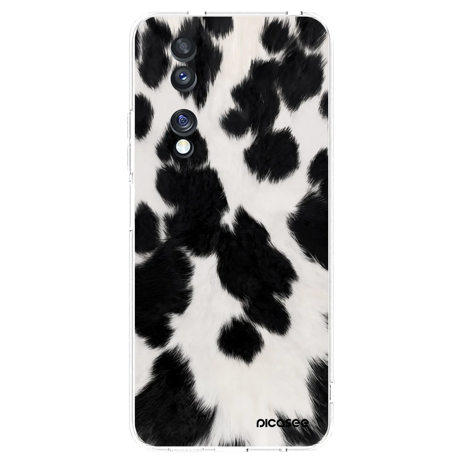 Picasee Honor 70 Hülle - Transparentes Silikon - Black Moo