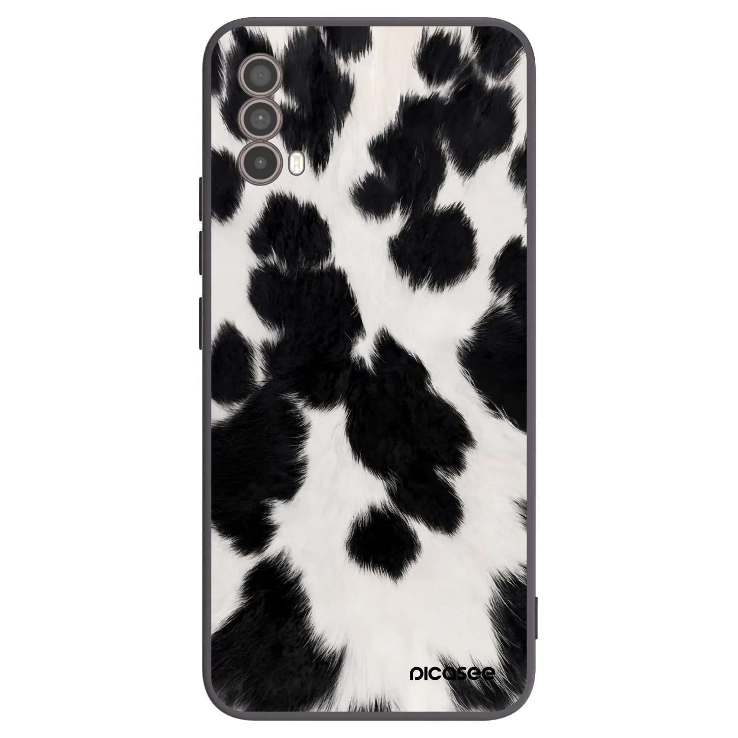 Picasee Motorola Moto E40 Hülle - Schwarzes Silikon - Black Moo