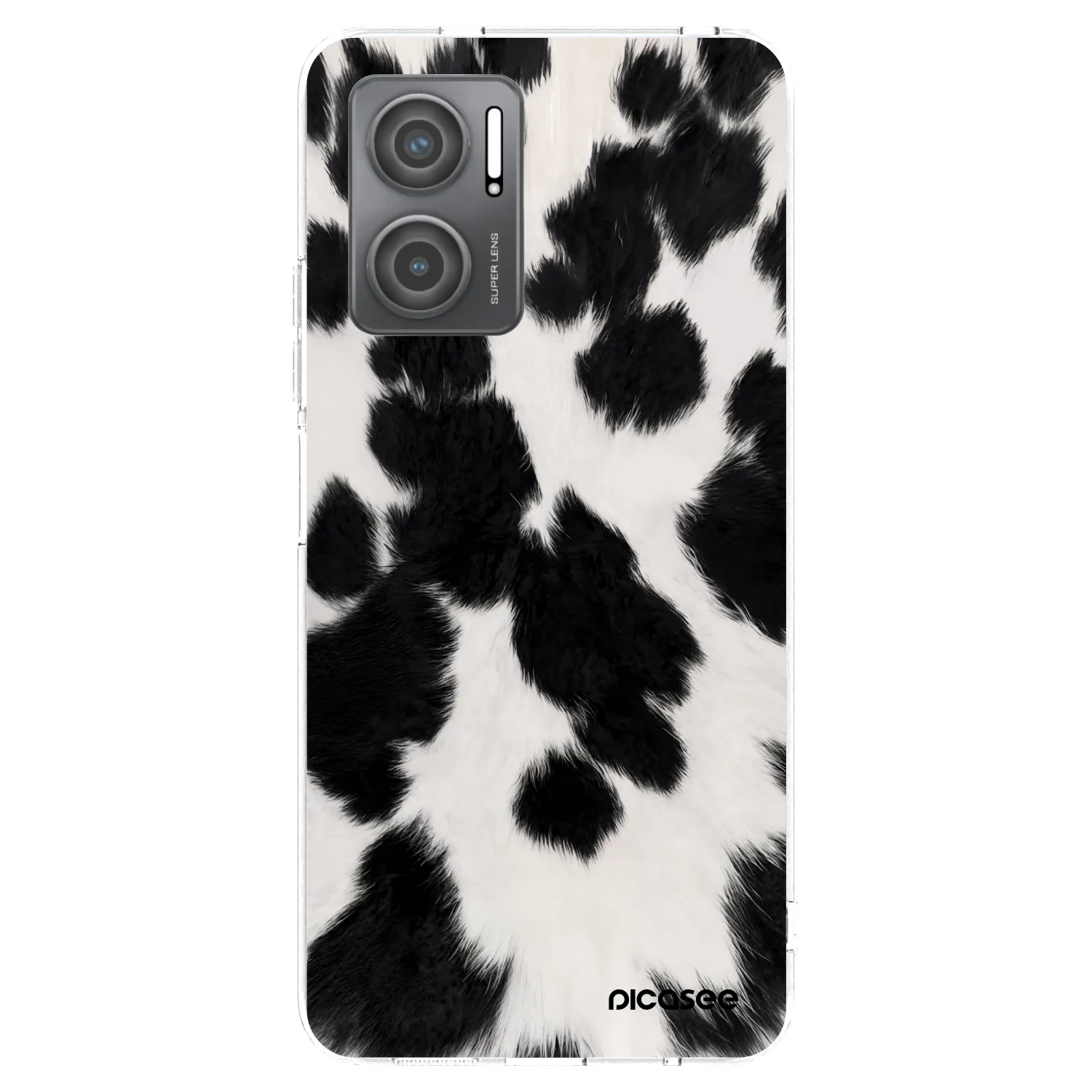 Picasee Xiaomi Redmi 10 5G Hülle - Transparentes Silikon - Black Moo