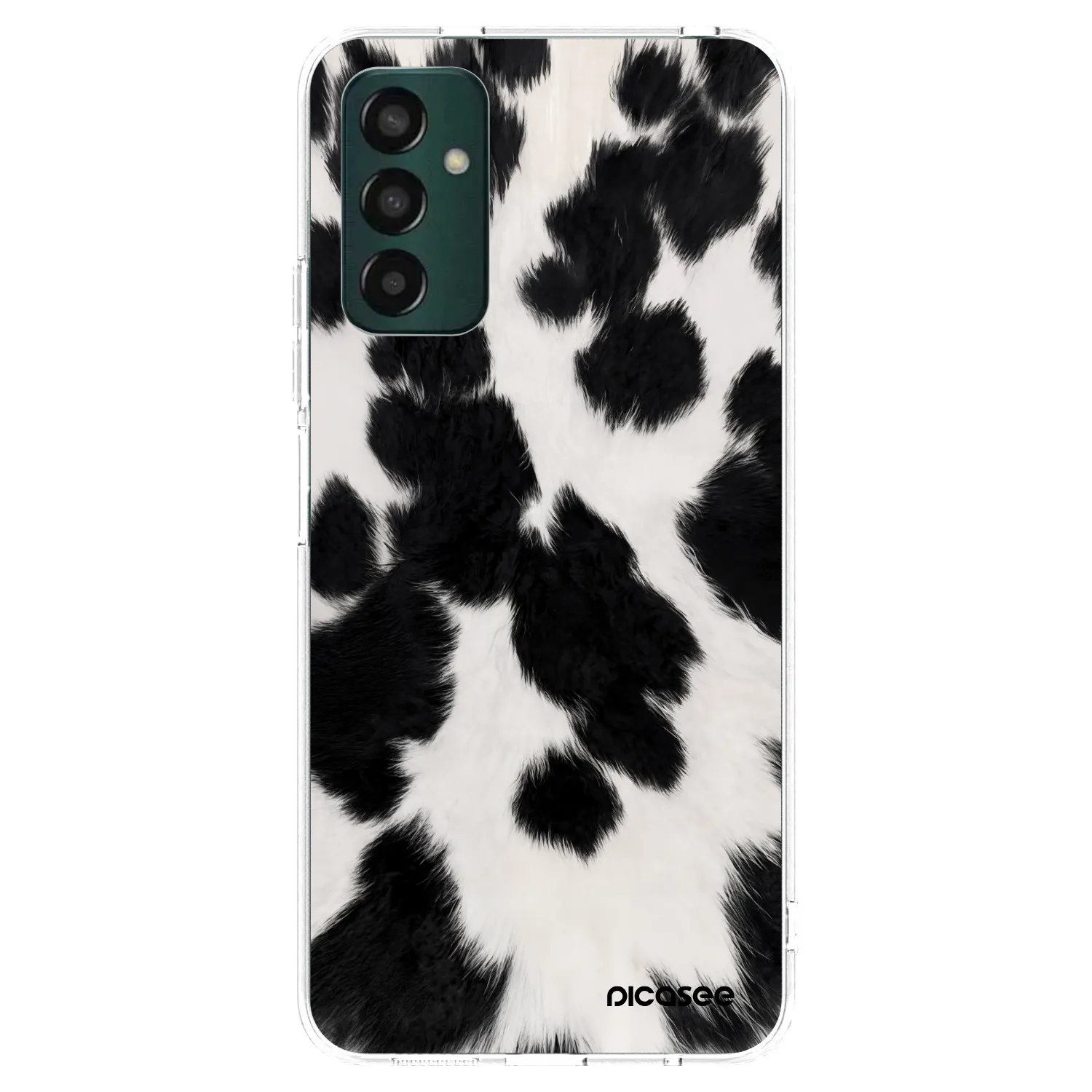 Picasee Samsung Galaxy M23 5G Hülle - Transparentes Silikon - Black Moo