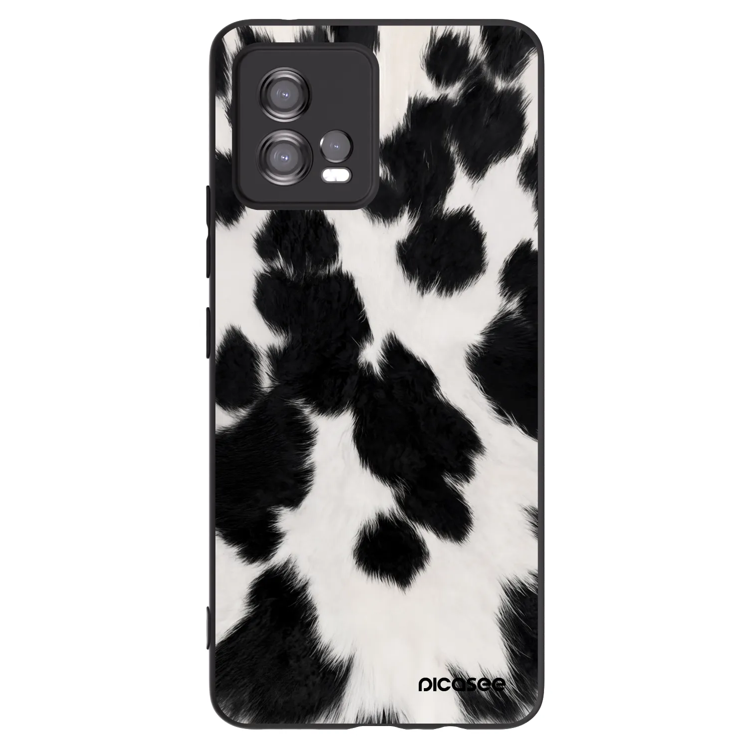 Picasee Motorola Moto G72 Hülle - Schwarzes Silikon - Black Moo