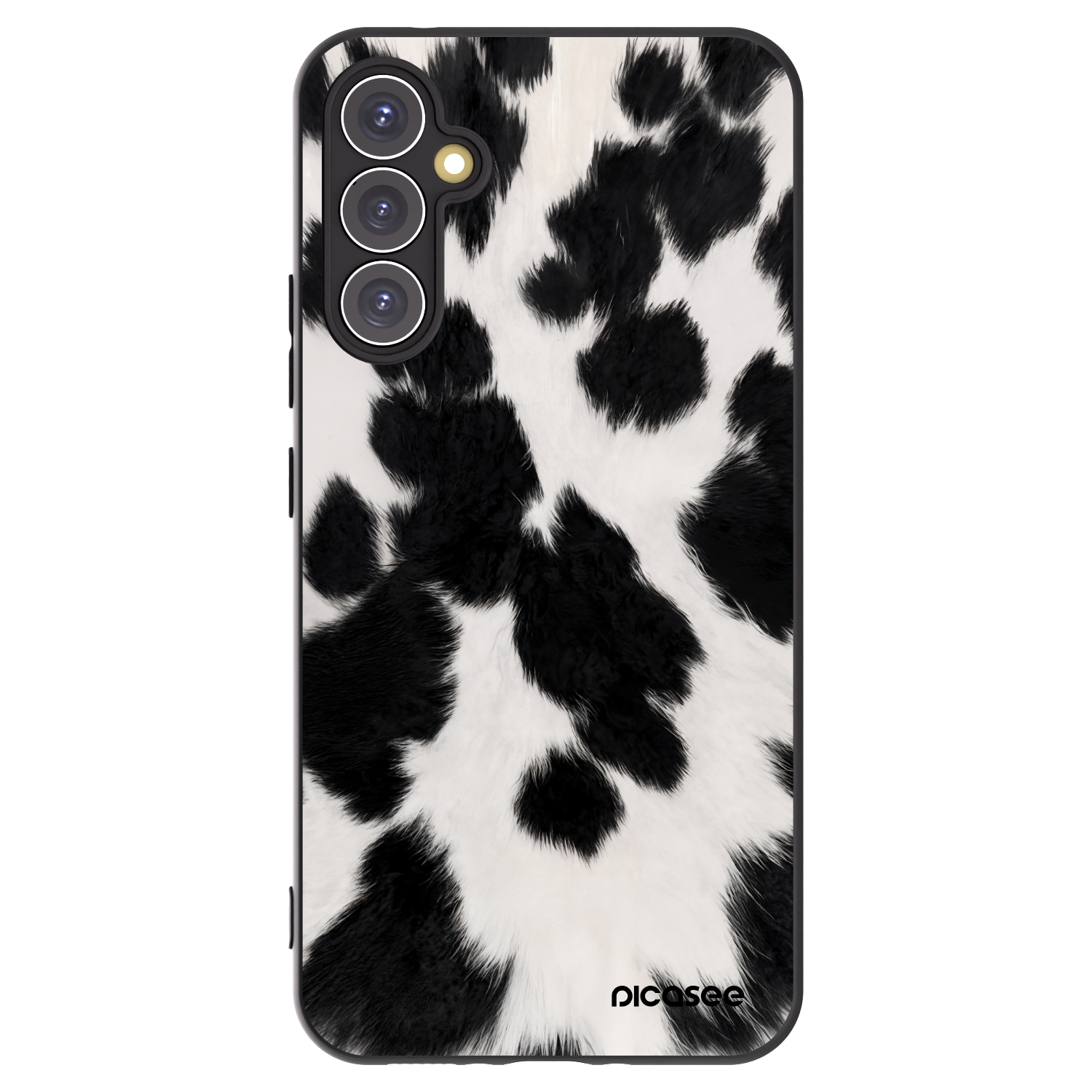 Picasee Samsung Galaxy A34 5G A346B Hülle - Schwarzes Silikon - Black Moo