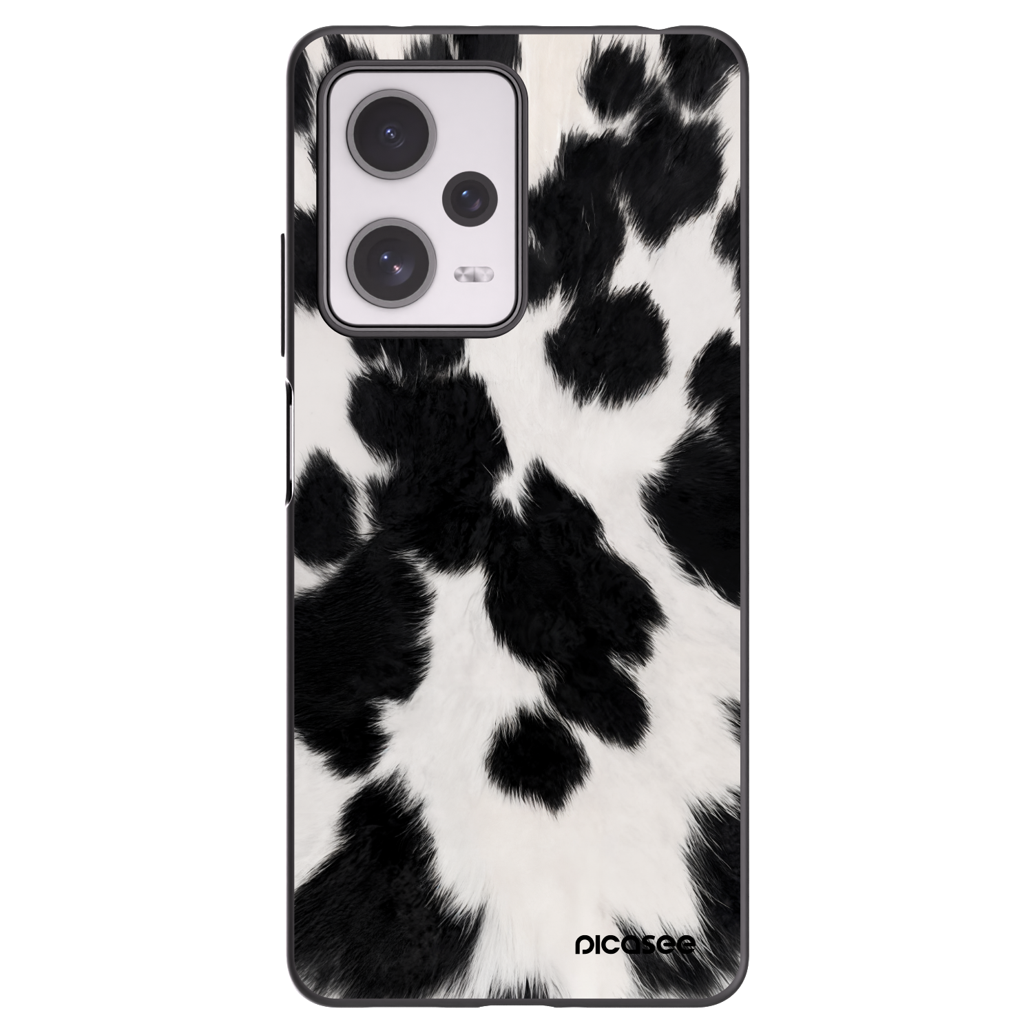 Picasee Xiaomi Redmi Note 12 Pro+ 5G Hülle - Schwarzes Silikon - Black Moo