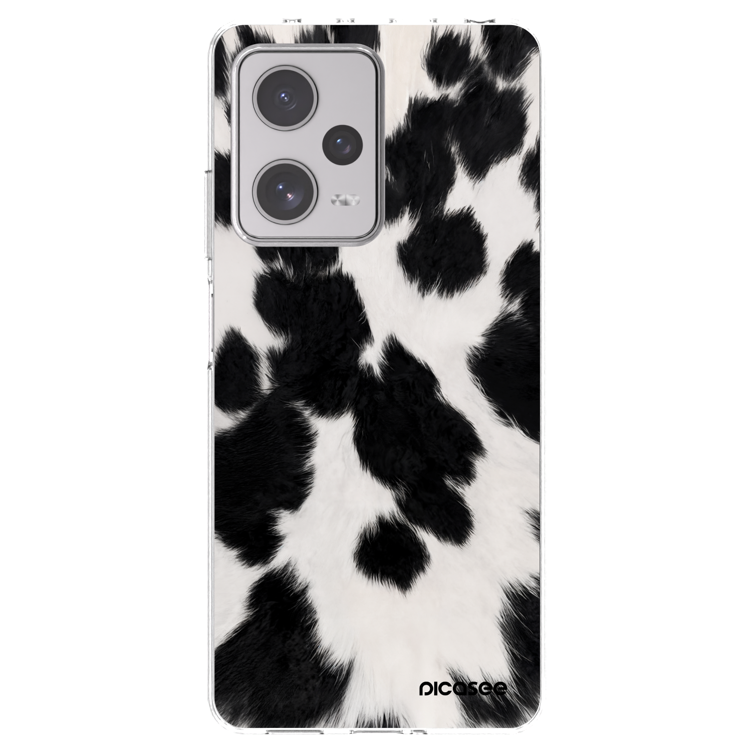 Picasee Xiaomi Redmi Note 12 Pro+ 5G Hülle - Transparentes Silikon - Black Moo