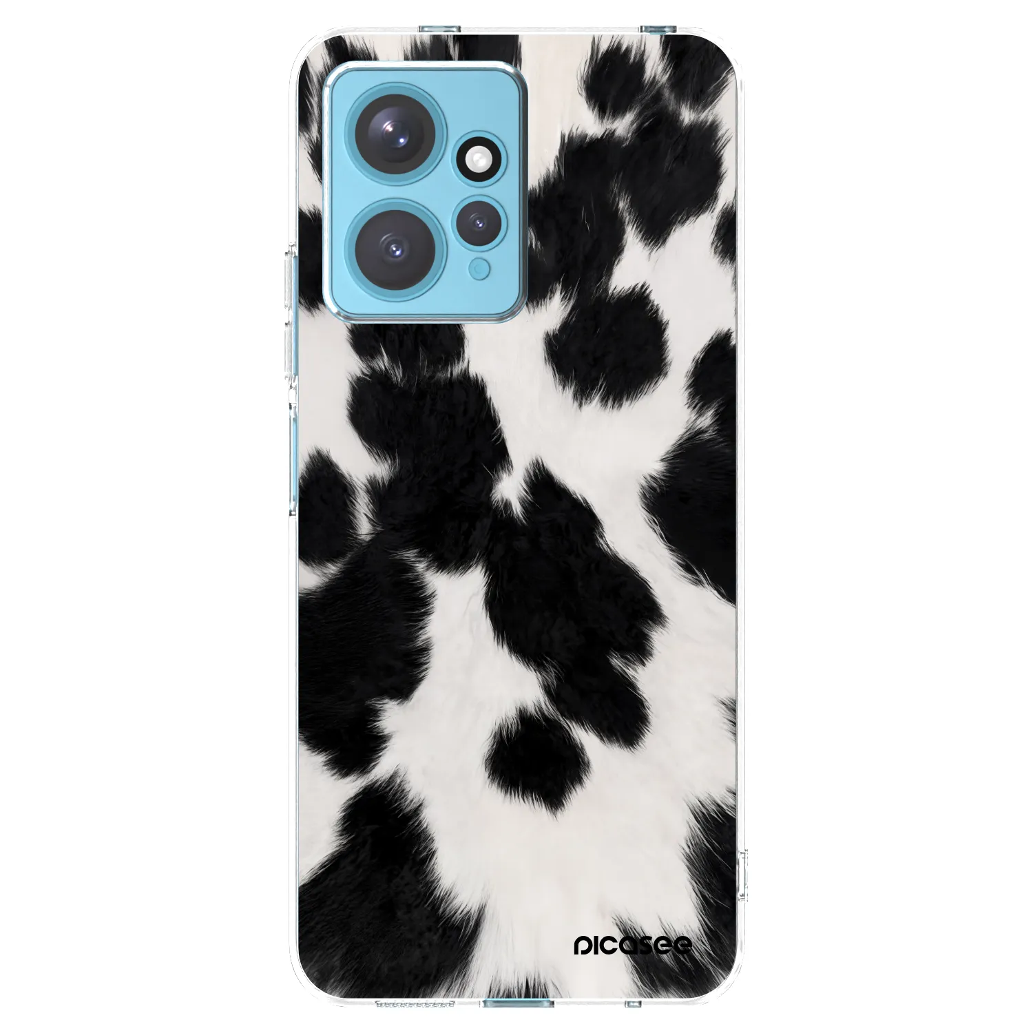 Picasee Xiaomi Redmi Note 12 4G Hülle - Transparentes Silikon - Black Moo