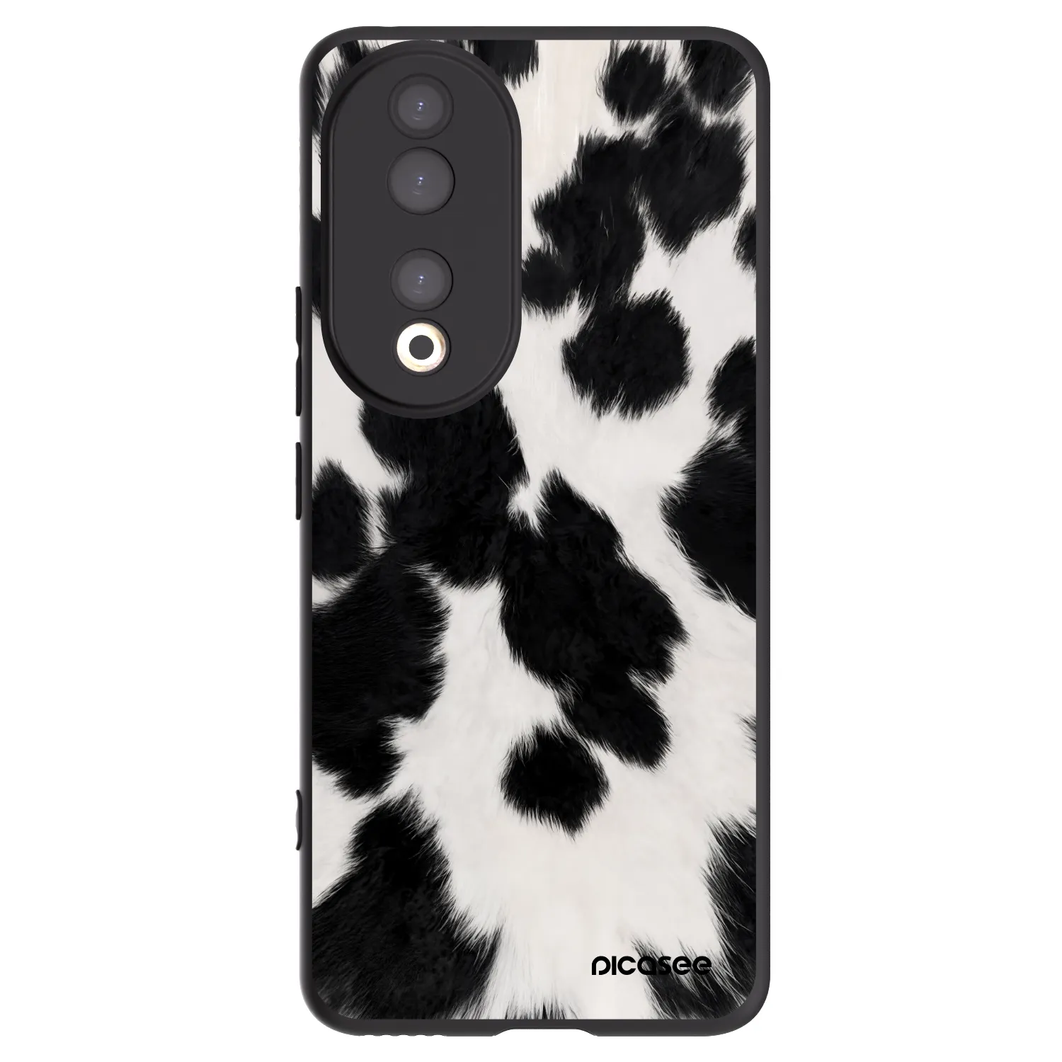 Picasee Honor 90 5G Hülle - Schwarzes Silikon - Black Moo