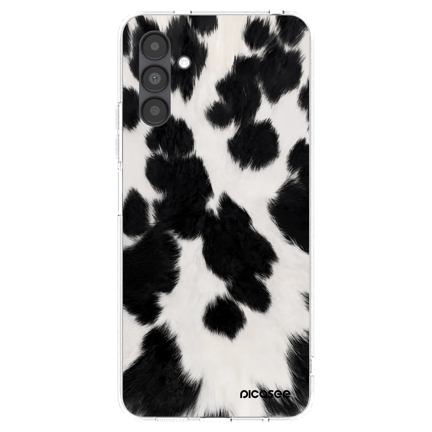 Picasee Samsung Galaxy A04s A047F Hülle - Transparentes Silikon - Black Moo