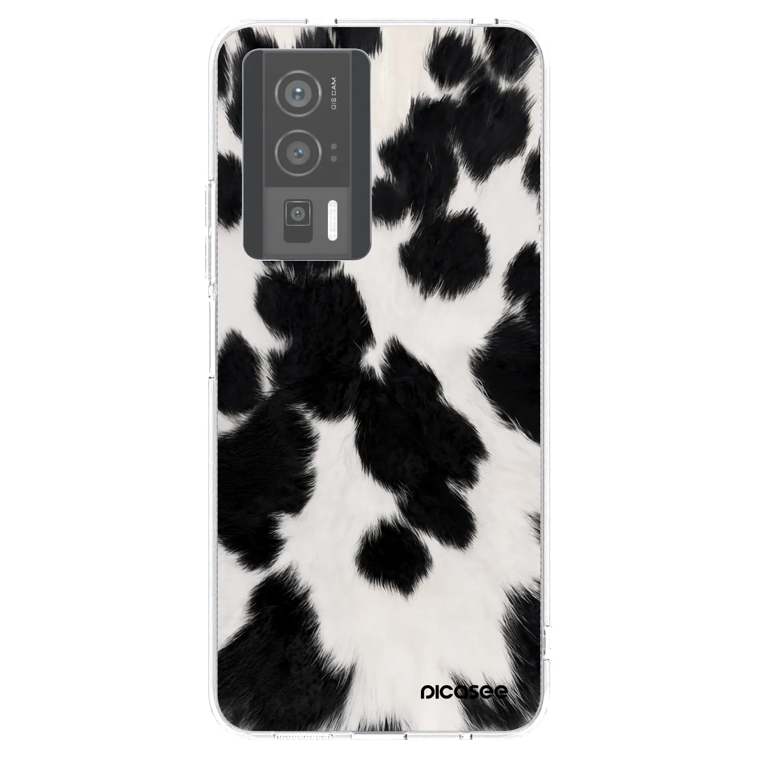 Picasee Xiaomi Poco F5 Pro 5G Hülle - Transparentes Silikon - Black Moo