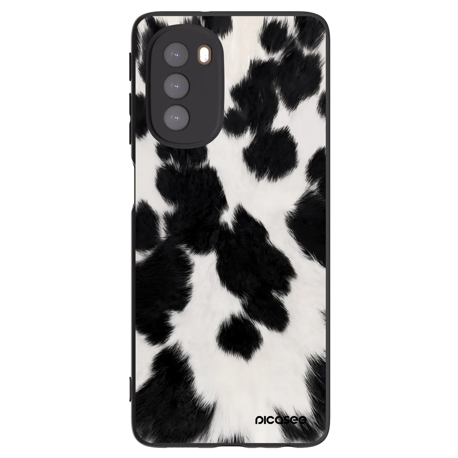 Picasee Motorola Moto G51 Hülle - Schwarzes Silikon - Black Moo