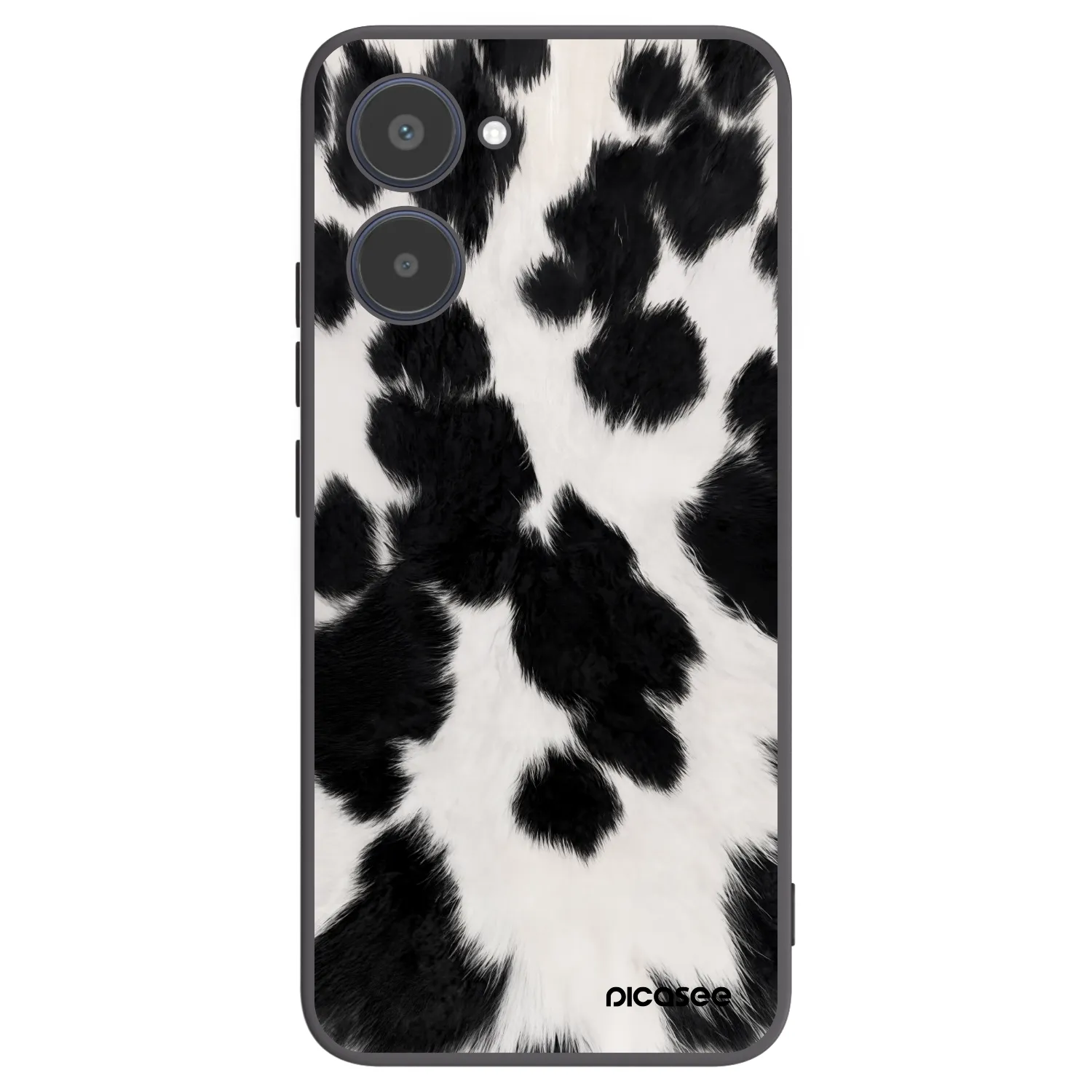 Picasee Realme 10 4G Hülle - Schwarzes Silikon - Black Moo