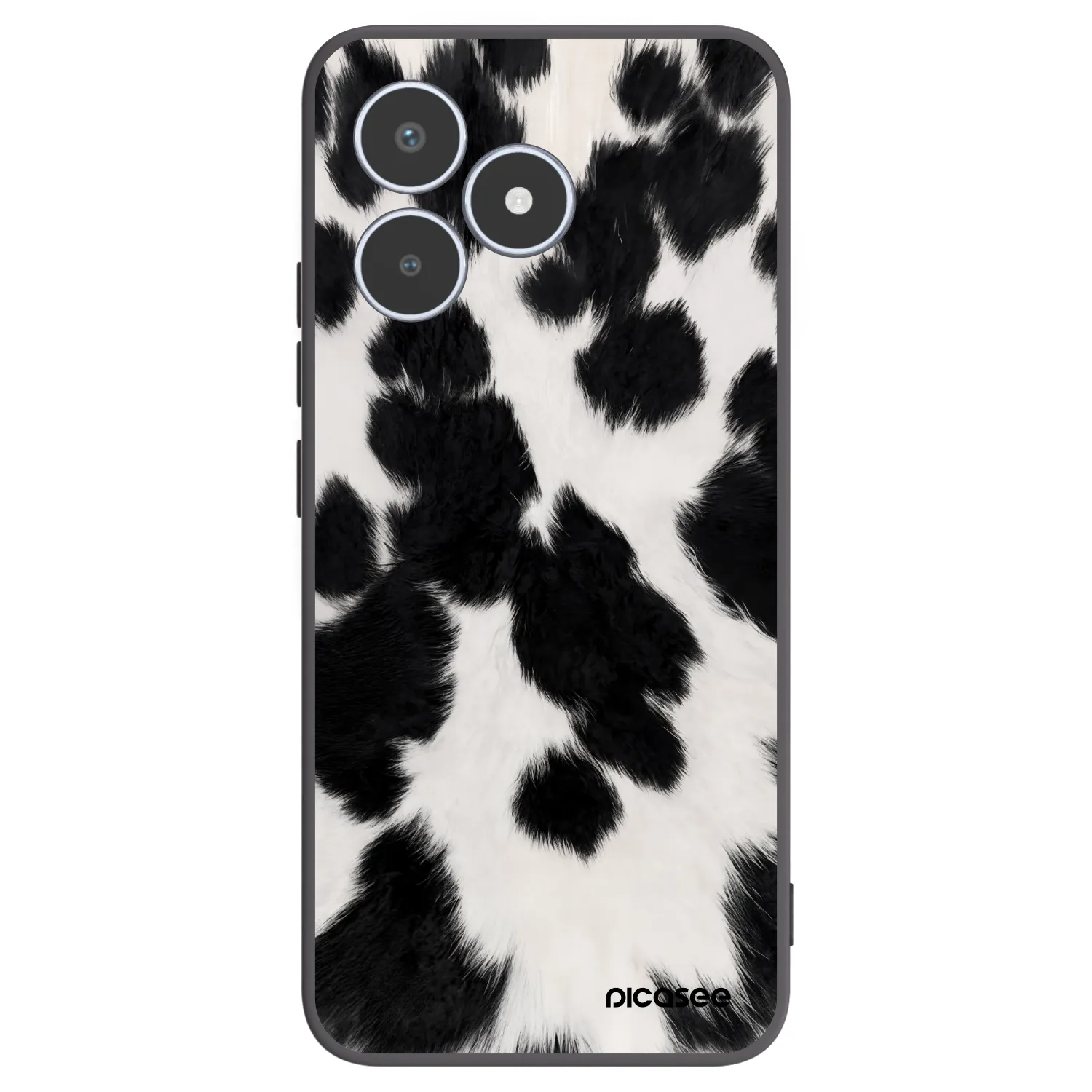 Picasee Realme C53 Hülle - Schwarzes Silikon - Black Moo