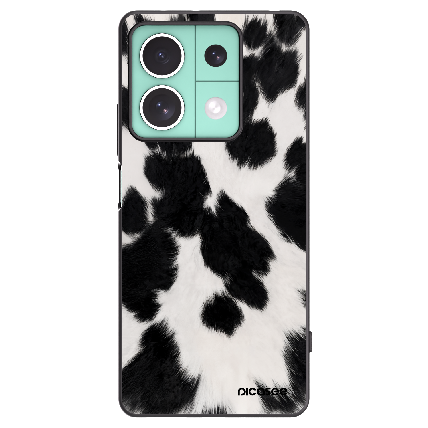 Picasee Xiaomi Redmi Note 13 5G Hülle - Schwarzes Silikon - Black Moo