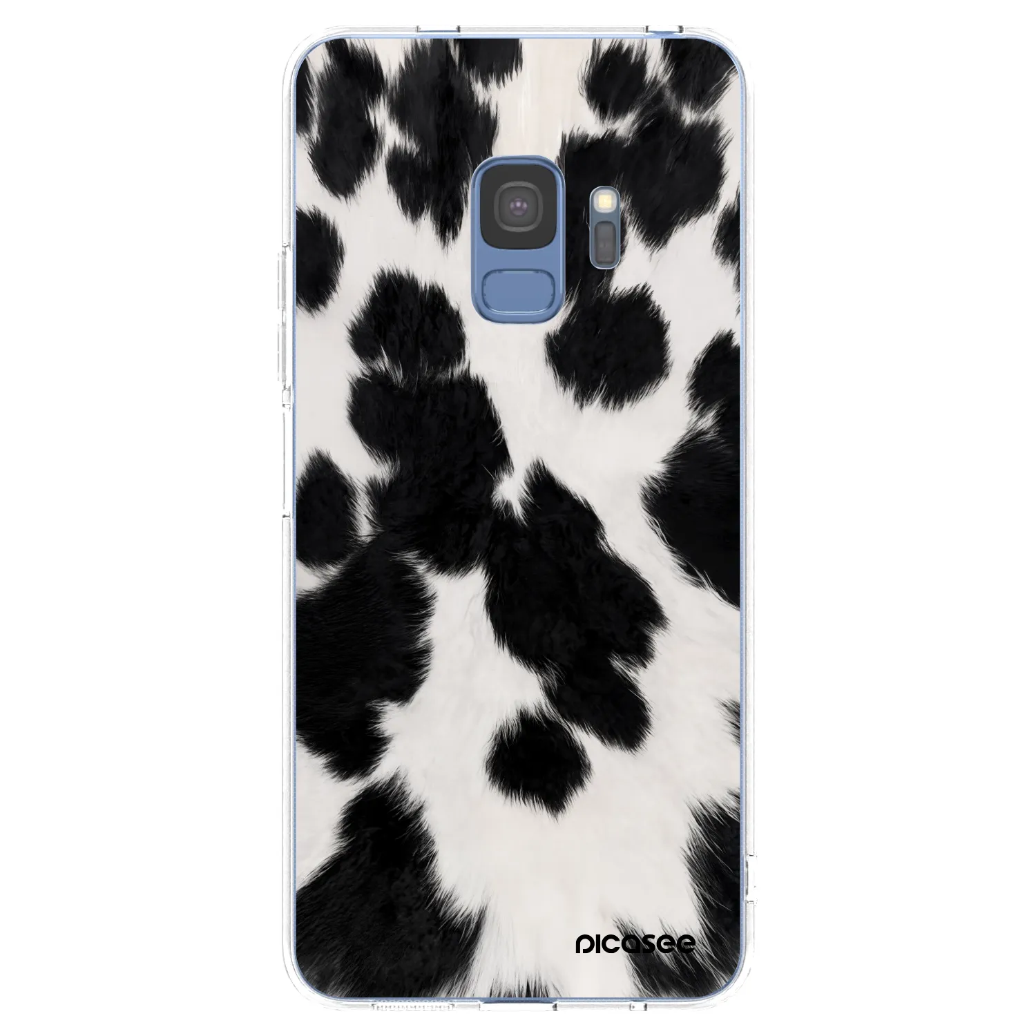 Picasee Samsung Galaxy S9 G960F Hülle - Transparentes Silikon - Black Moo