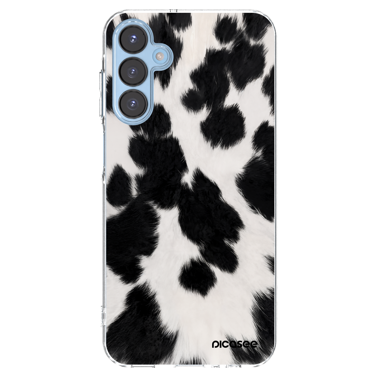 Picasee Samsung Galaxy A15 A156B 5G Hülle - Transparentes Silikon - Black Moo