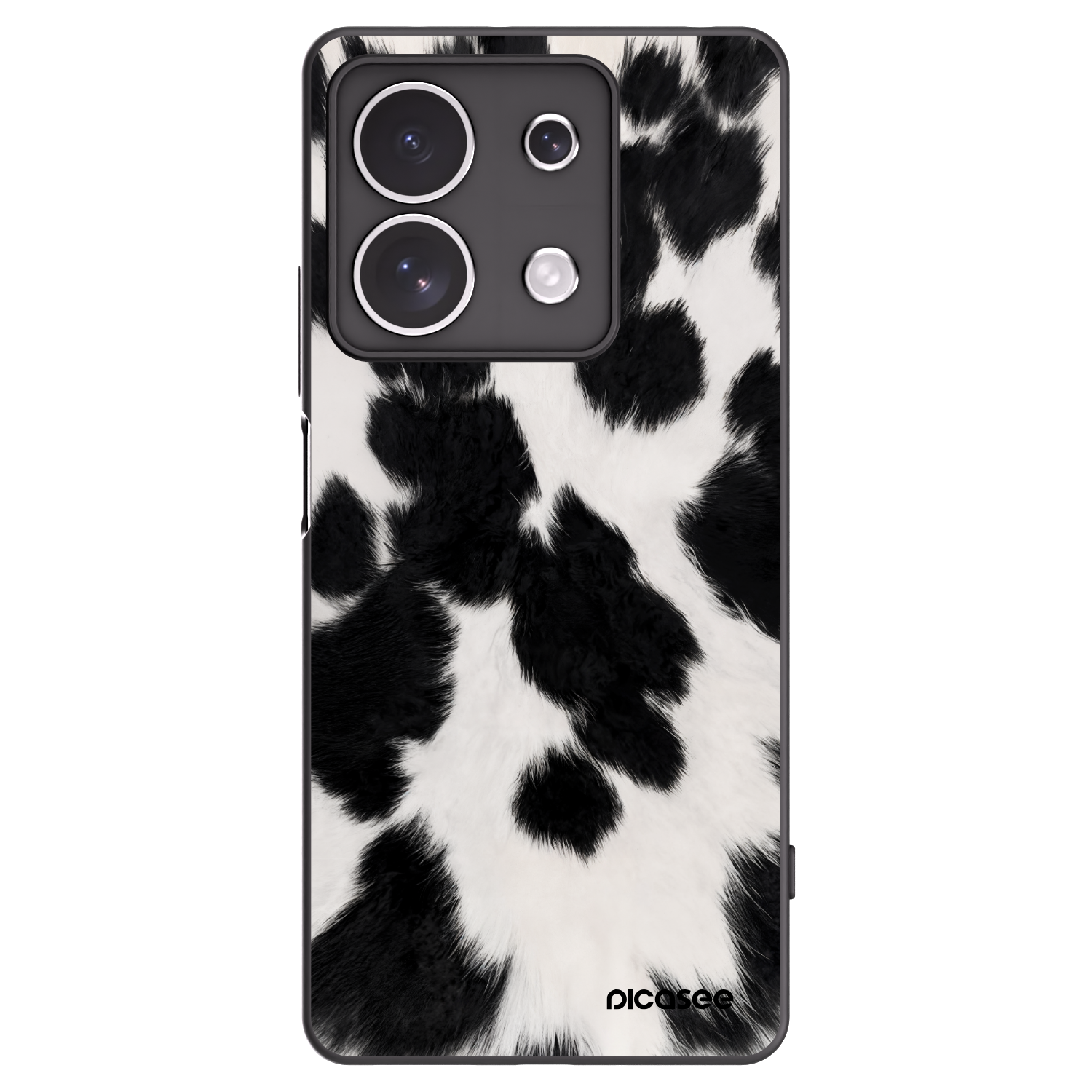 Picasee Xiaomi Redmi Note 13 4G Hülle - Schwarzes Silikon - Black Moo