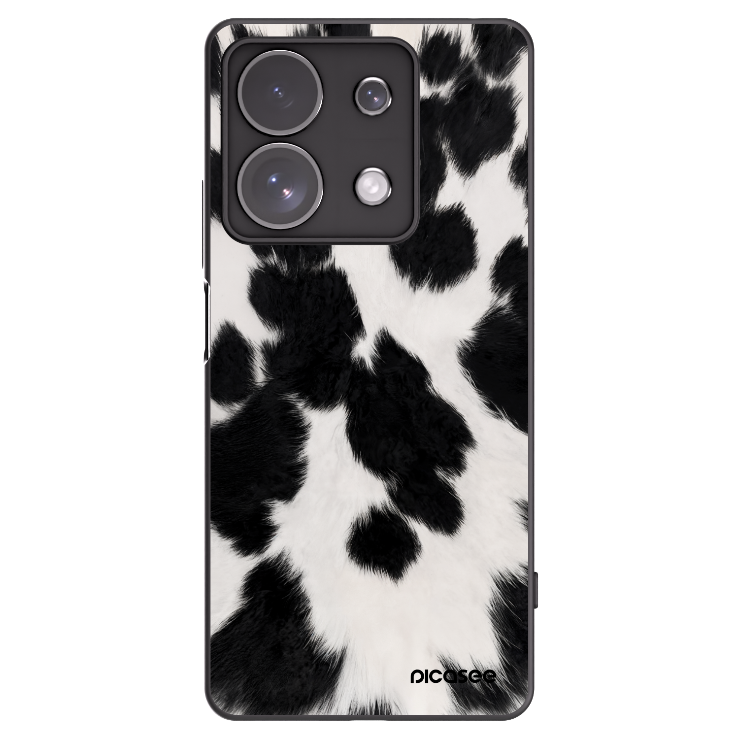 Picasee Xiaomi Redmi Note 13 Pro 4G Hülle - Schwarzes Silikon - Black Moo