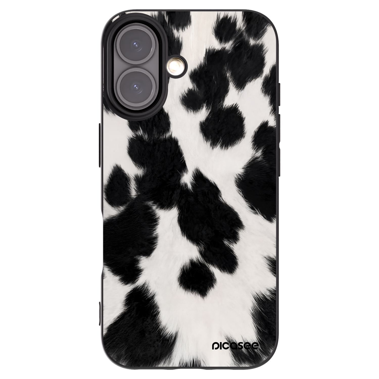 Picasee Apple iPhone 16 Hülle - Schwarzes Silikon - Black Moo