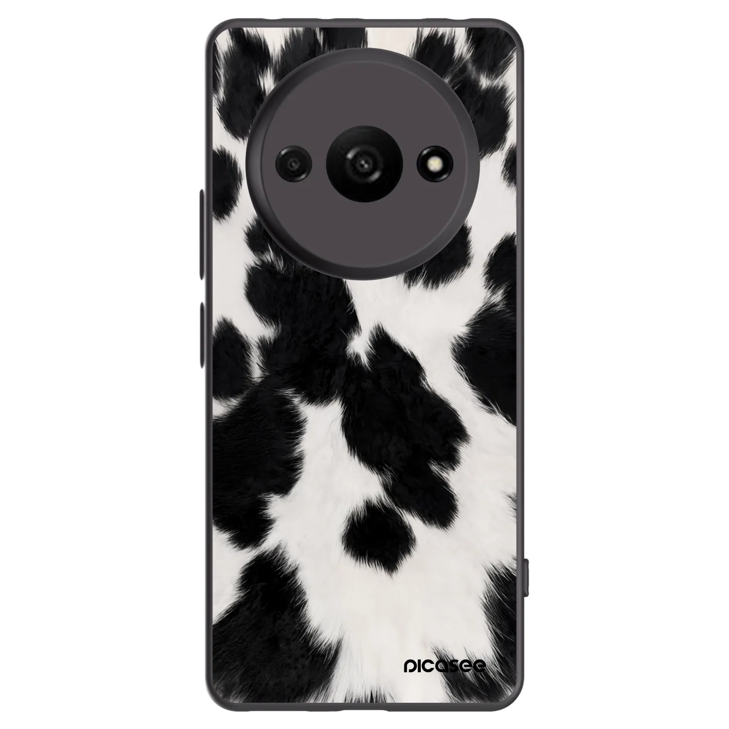 Picasee Xiaomi Redmi A3 Hülle - Schwarzes Silikon - Black Moo