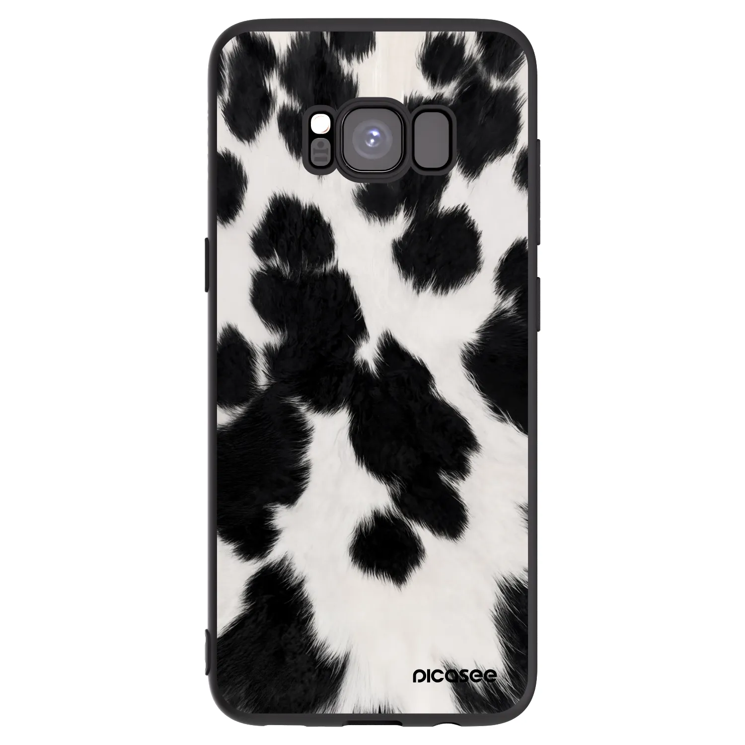 Picasee Samsung Galaxy S8 G950F Hülle - Schwarzes Silikon - Black Moo