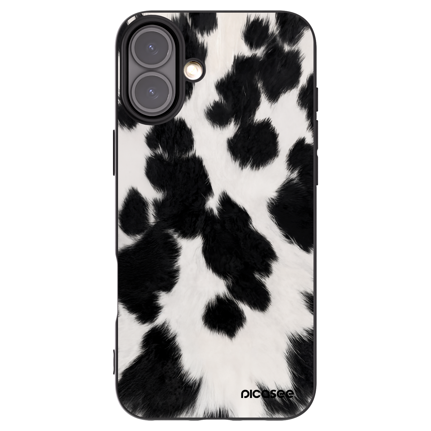 Picasee Apple iPhone 16 Plus Hülle - Schwarzes Silikon - Black Moo