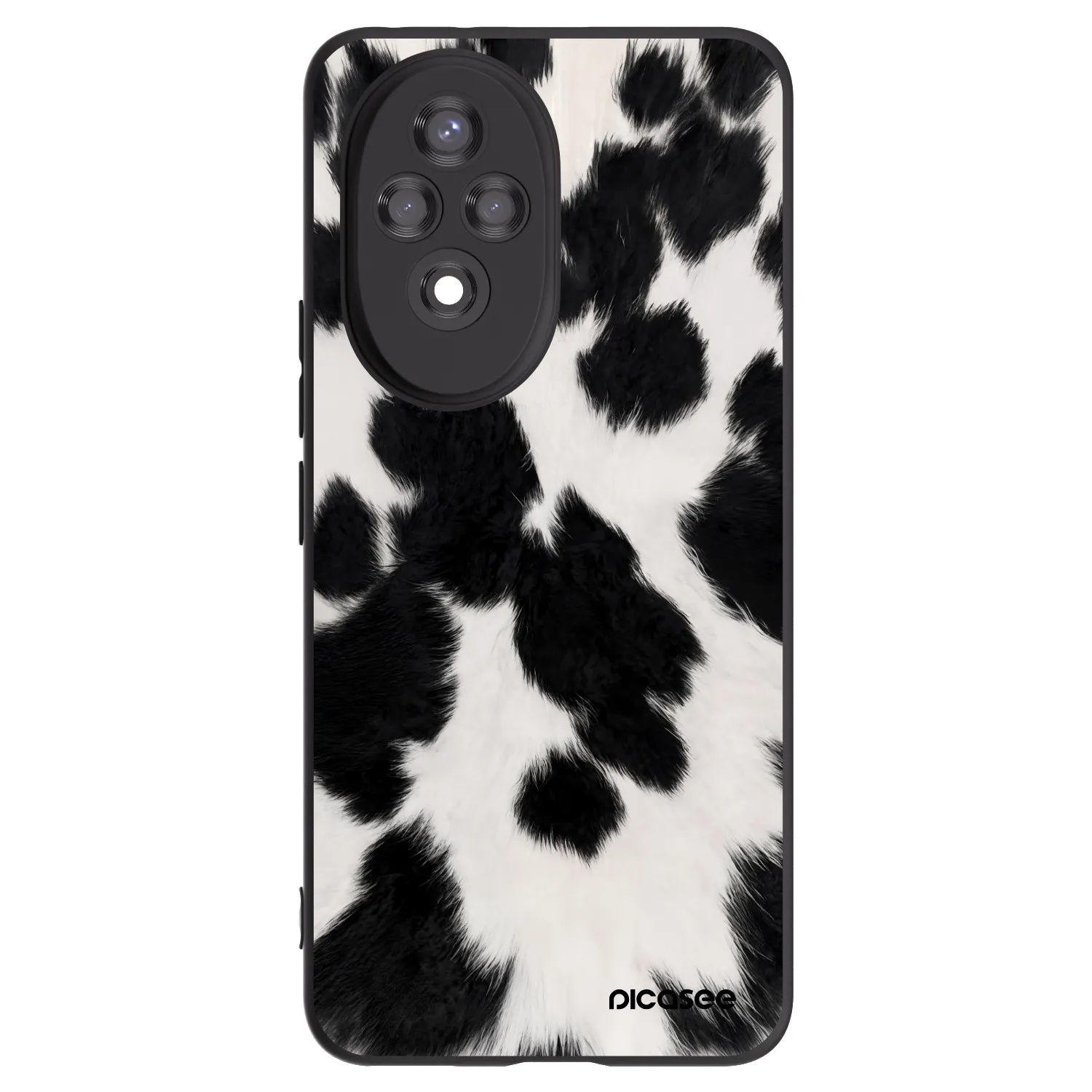 Picasee Honor 200 Pro 5G Hülle - Schwarzes Silikon - Black Moo