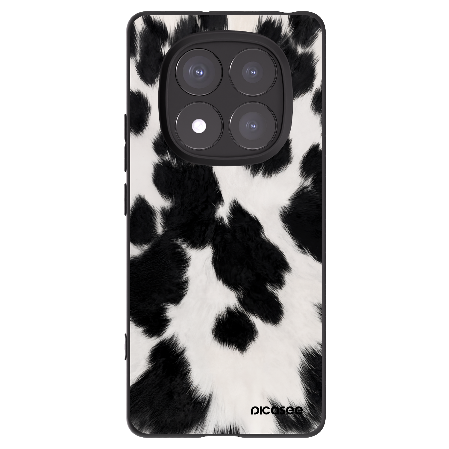 Picasee Xiaomi Redmi Note 14 Pro 5G Hülle - Schwarzes Silikon - Black Moo
