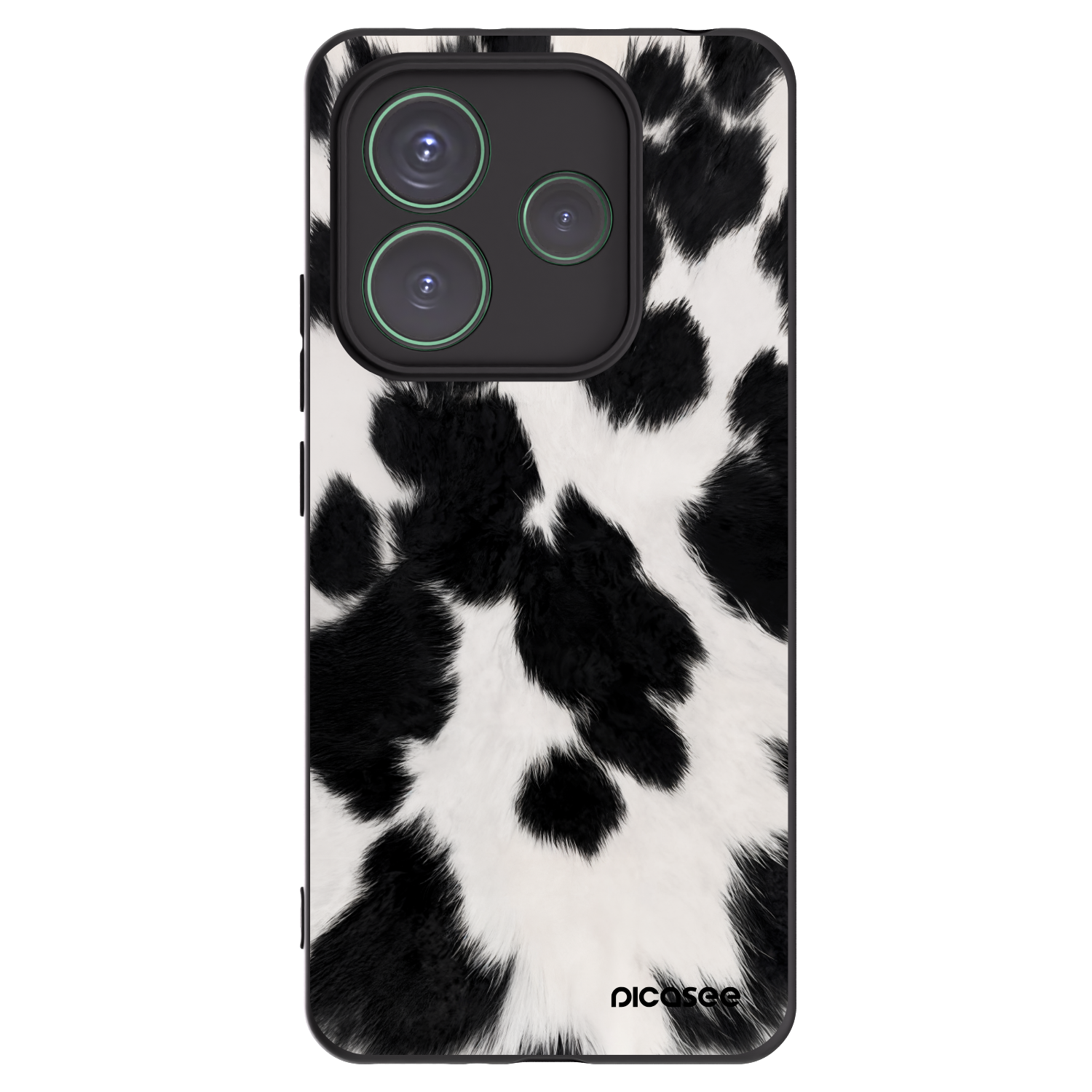 Picasee Xiaomi Redmi Note 14 5G Hülle - Schwarzes Silikon - Black Moo