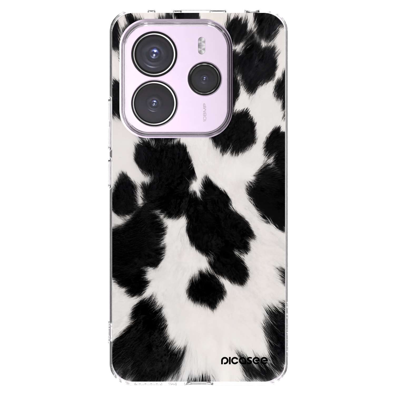 Picasee Xiaomi Redmi Note 14 5G Hülle - Transparentes Silikon - Black Moo