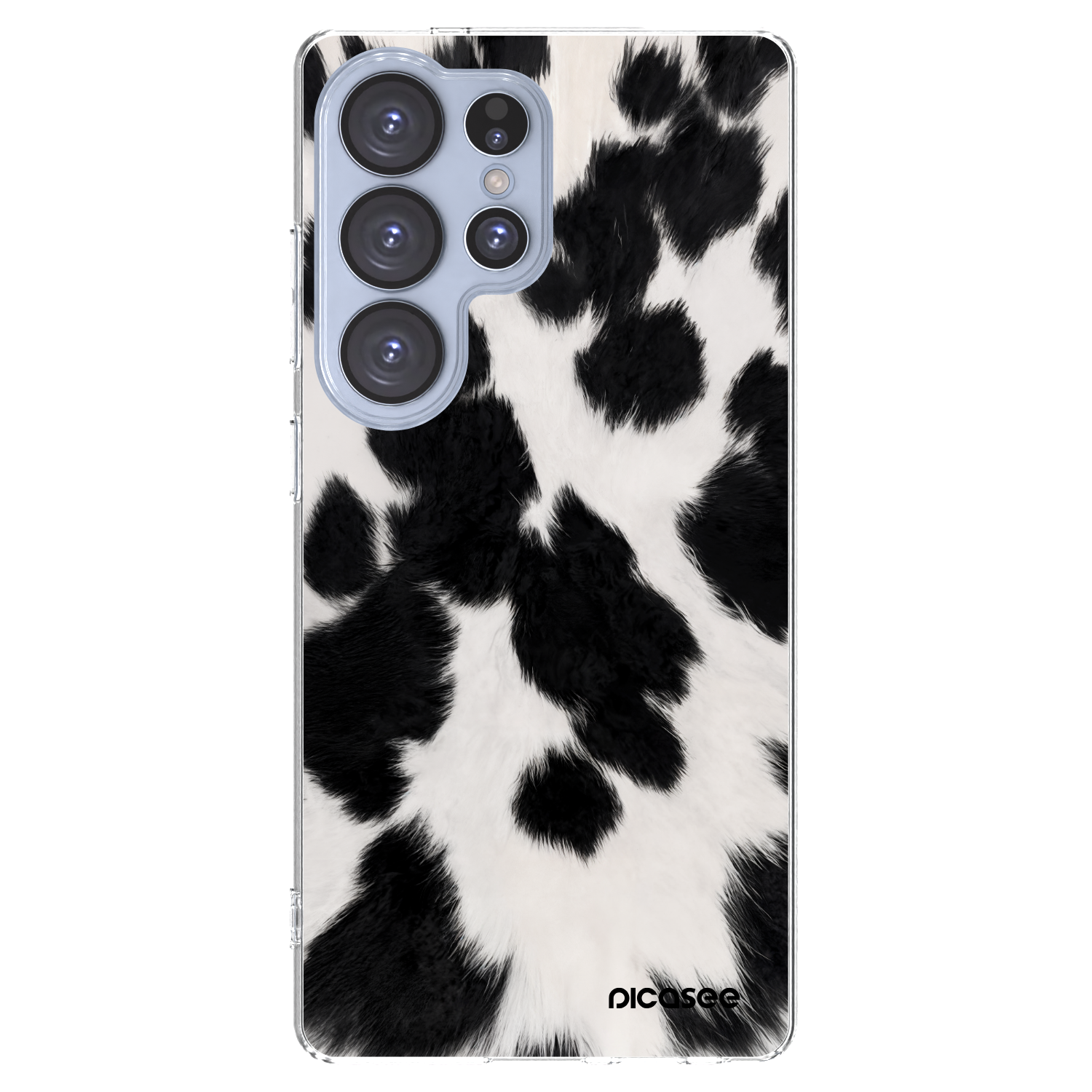 Picasee Samsung Galaxy S25 Ultra 5G Hülle - Transparentes Silikon - Black Moo