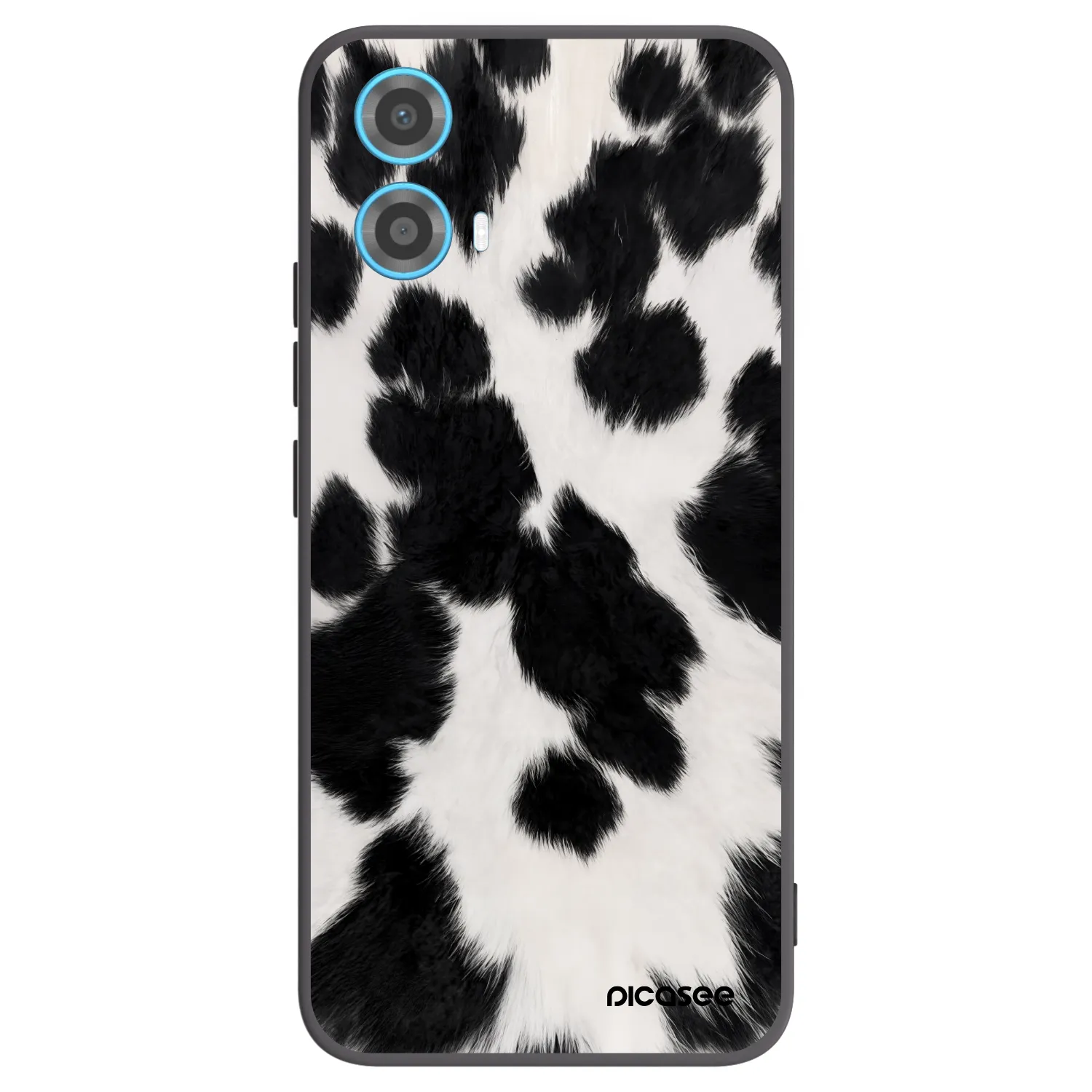 Picasee Motorola Moto G34 5G Hülle - Schwarzes Silikon - Black Moo