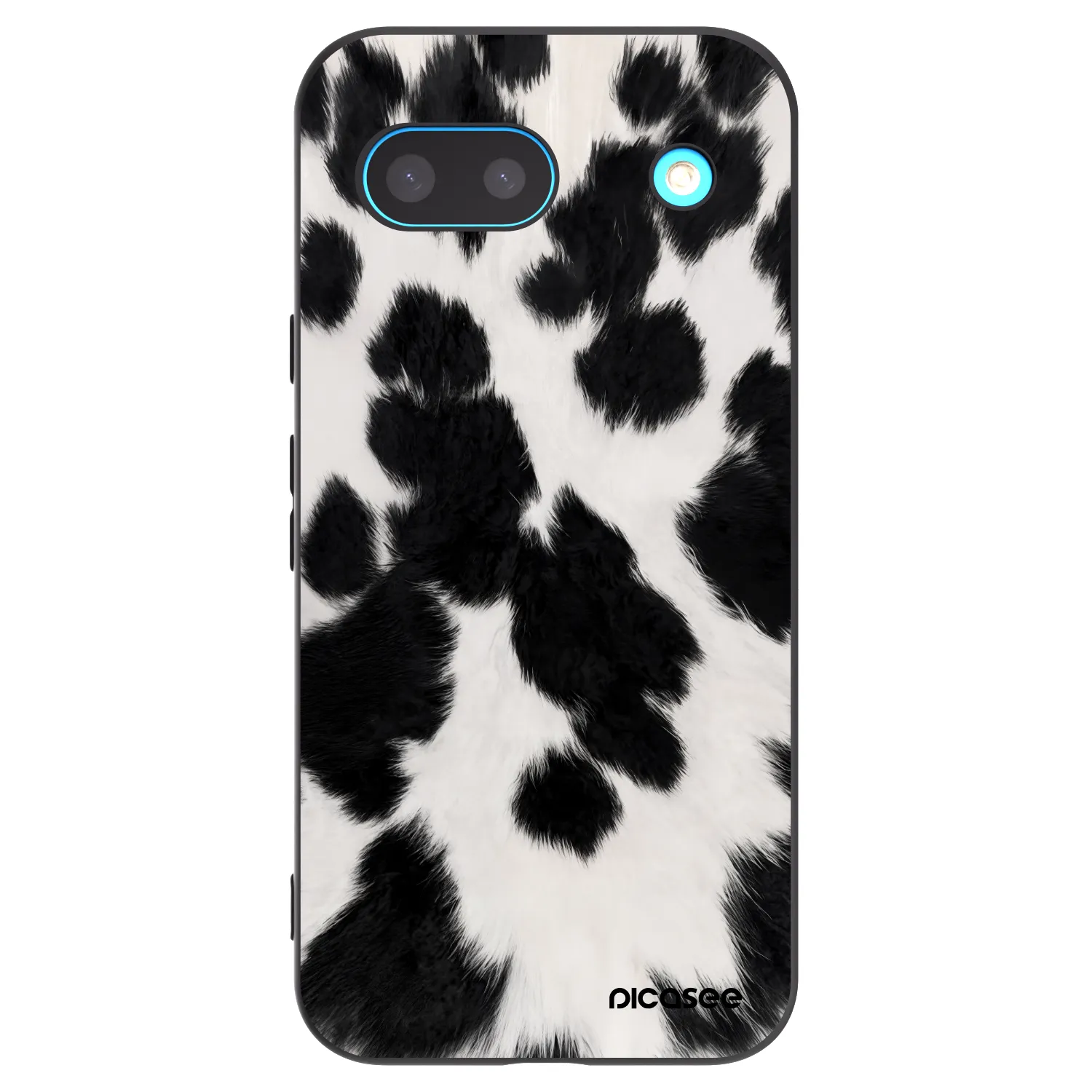 Picasee Google Pixel 8a Hülle - Schwarzes Silikon - Black Moo