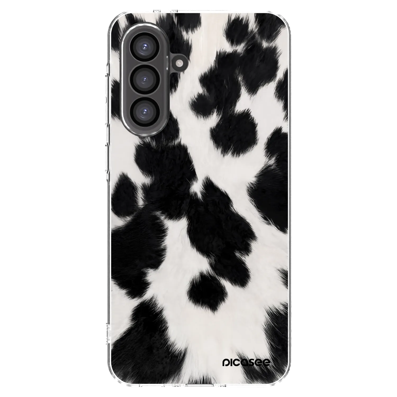 Picasee Samsung Galaxy A56 5G A566B Hülle - Transparentes Silikon - Black Moo