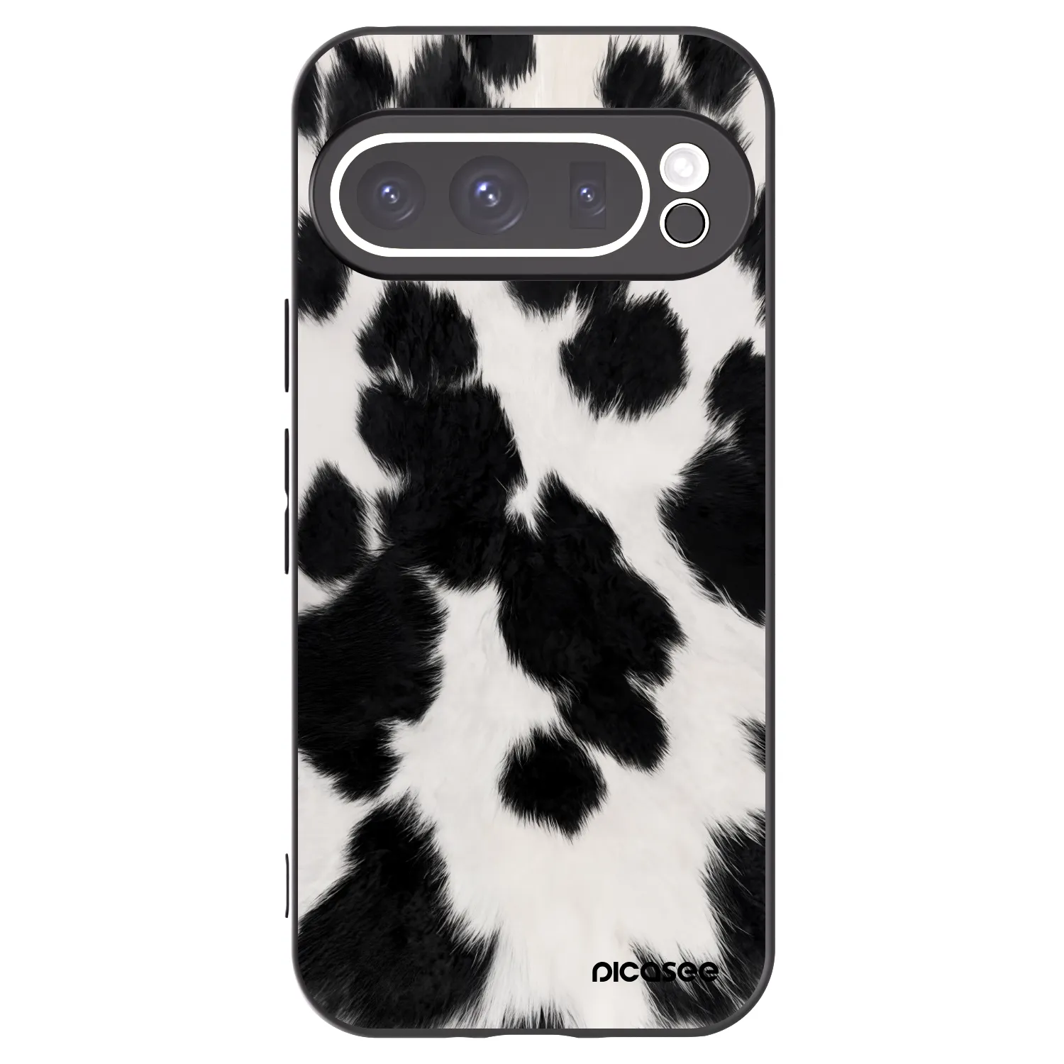 Picasee Google Pixel 9 Pro Hülle - Schwarzes Silikon - Black Moo