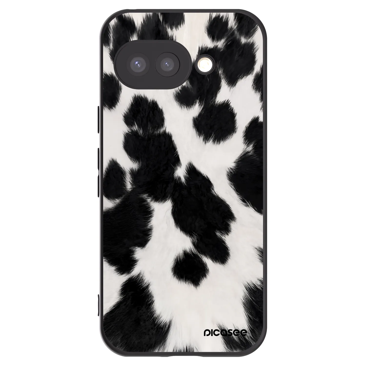Picasee Google Pixel 9a Hülle - Schwarzes Silikon - Black Moo