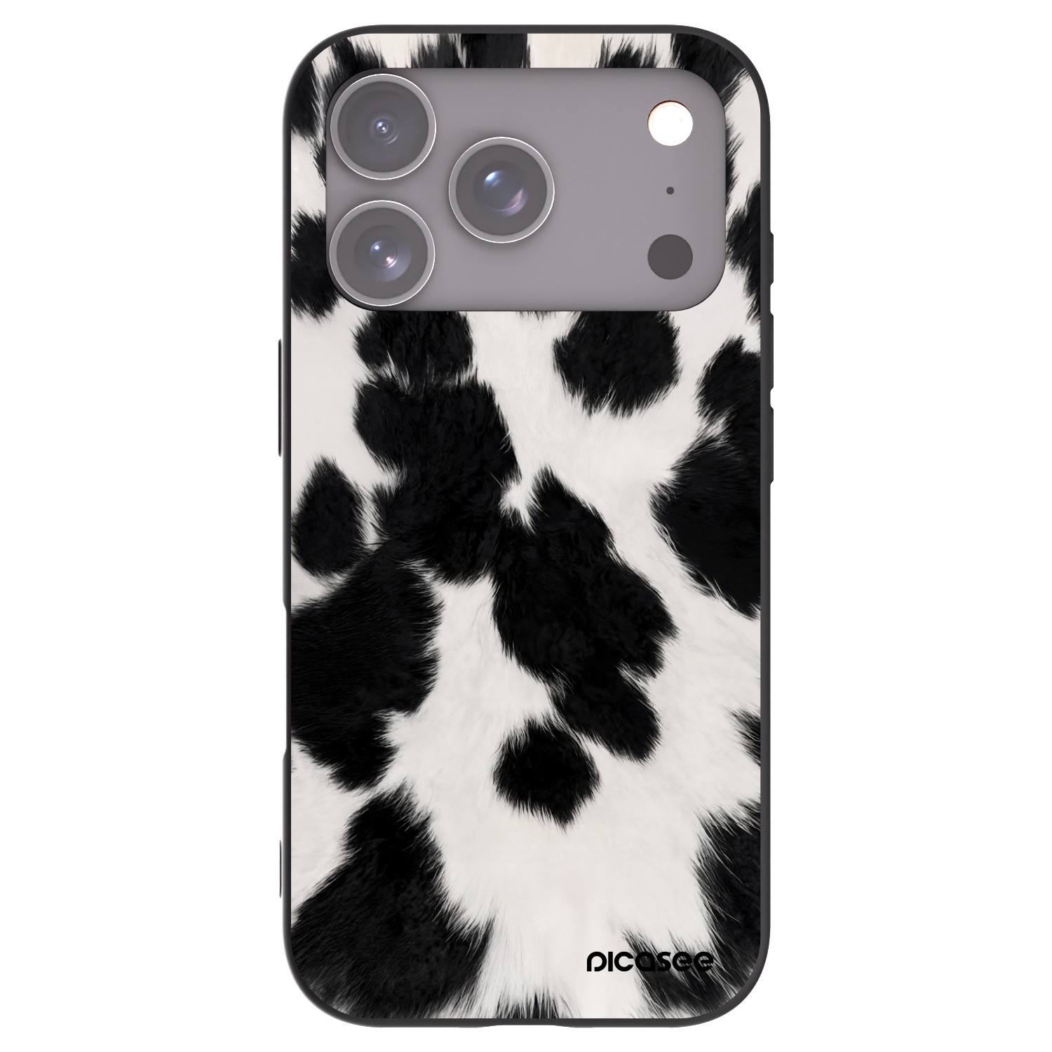 Picasee Apple iPhone 17 Pro Hülle - Schwarzes Silikon - Black Moo