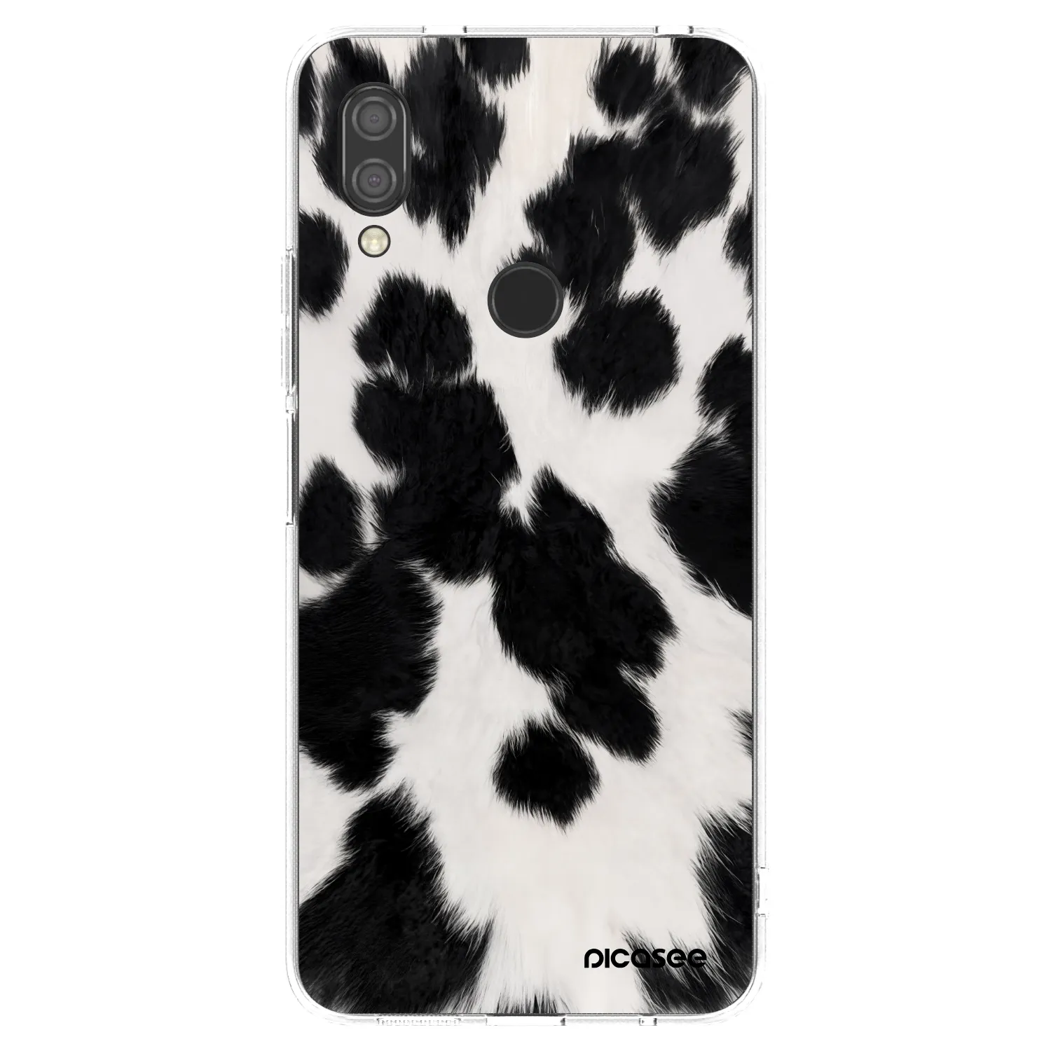 Picasee Xiaomi Redmi 7 Hülle - Transparentes Silikon - Black Moo