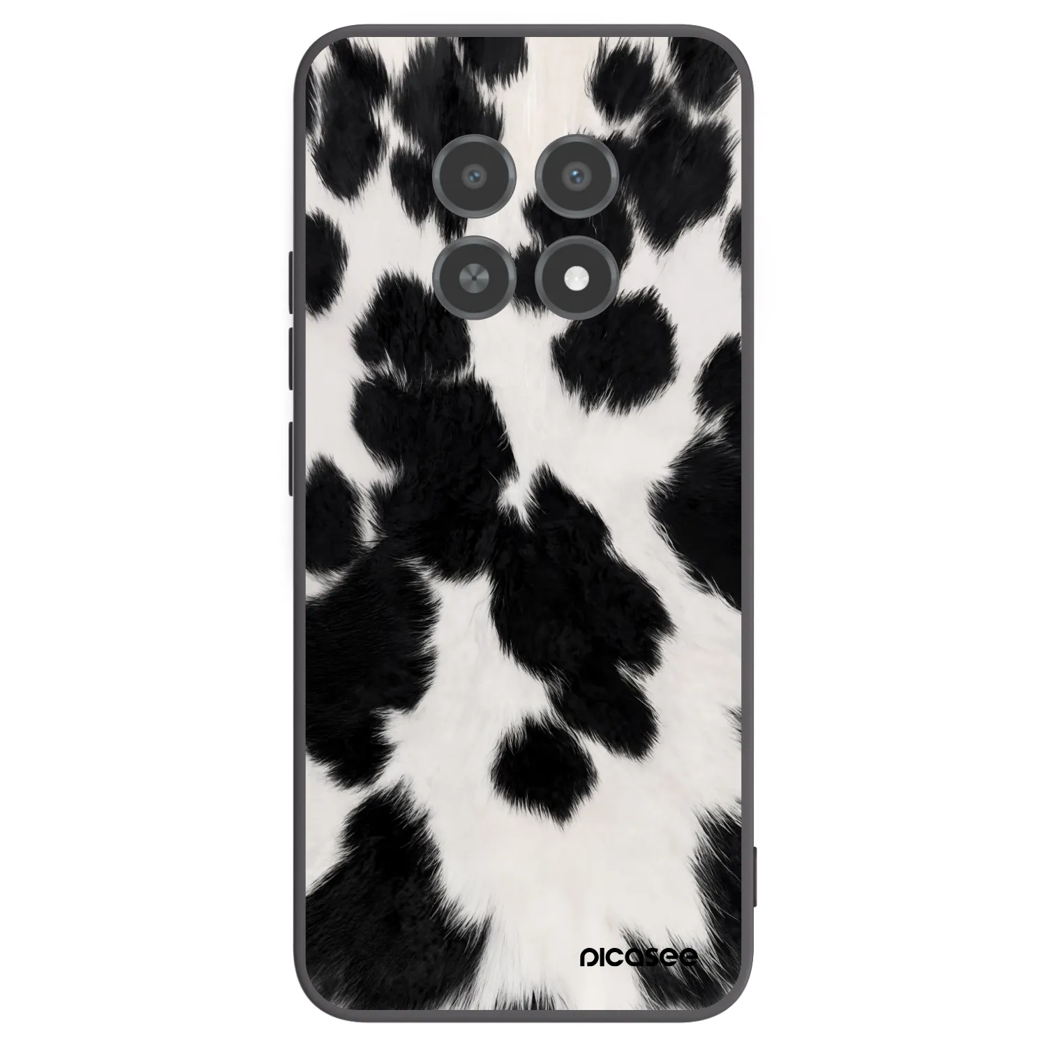 Picasee Realme 12X Hülle - Schwarzes Silikon - Black Moo