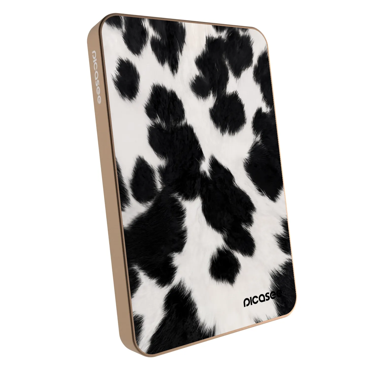 Picasee Powerbank mit MagSafe 5 000 mAh Golden - Black Moo