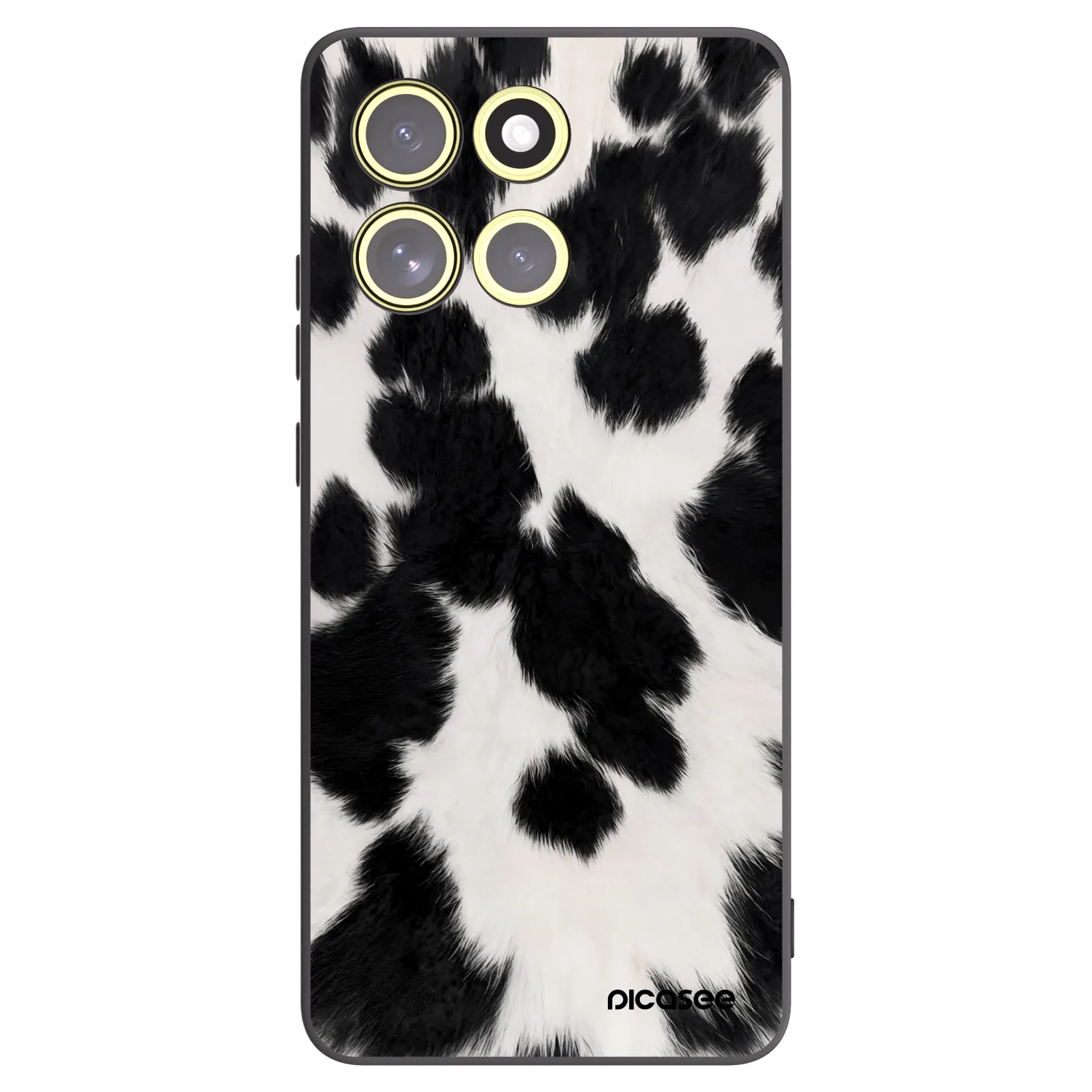 Picasee Motorola Moto G86 5G Hülle - Schwarzes Silikon - Black Moo